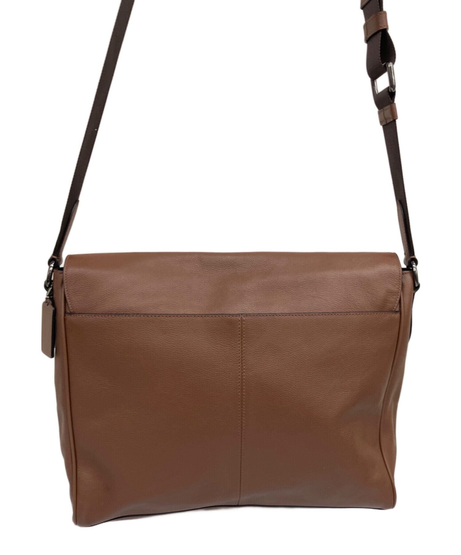 中古・古着通販】COACH (コーチ) メッセンジャーバッグ ブラウン