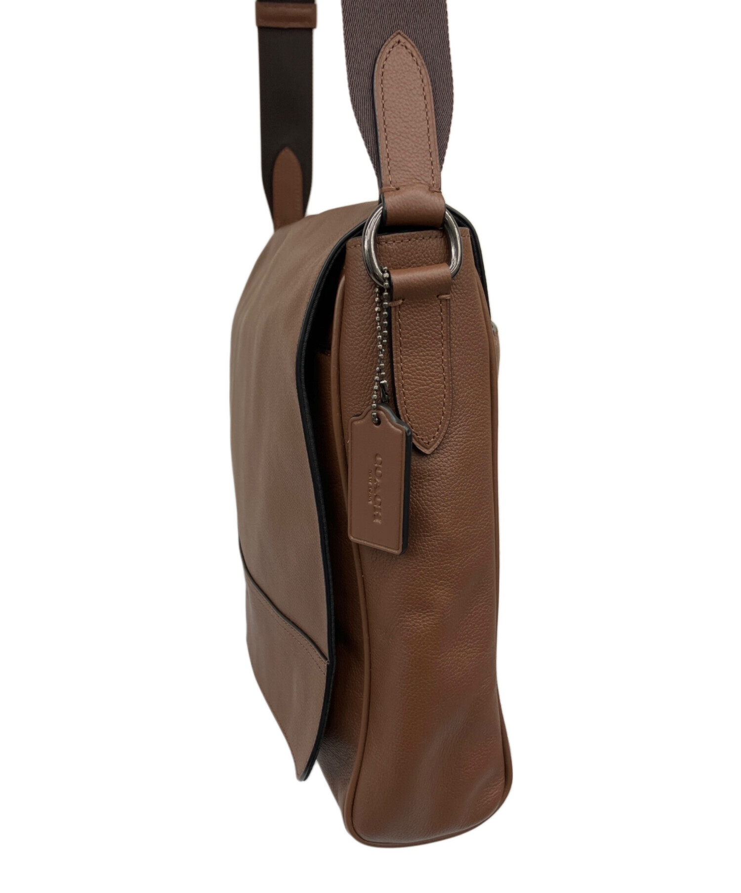 中古・古着通販】COACH (コーチ) メッセンジャーバッグ ブラウン