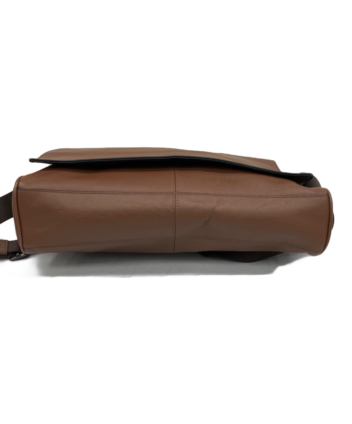 中古・古着通販】COACH (コーチ) メッセンジャーバッグ ブラウン