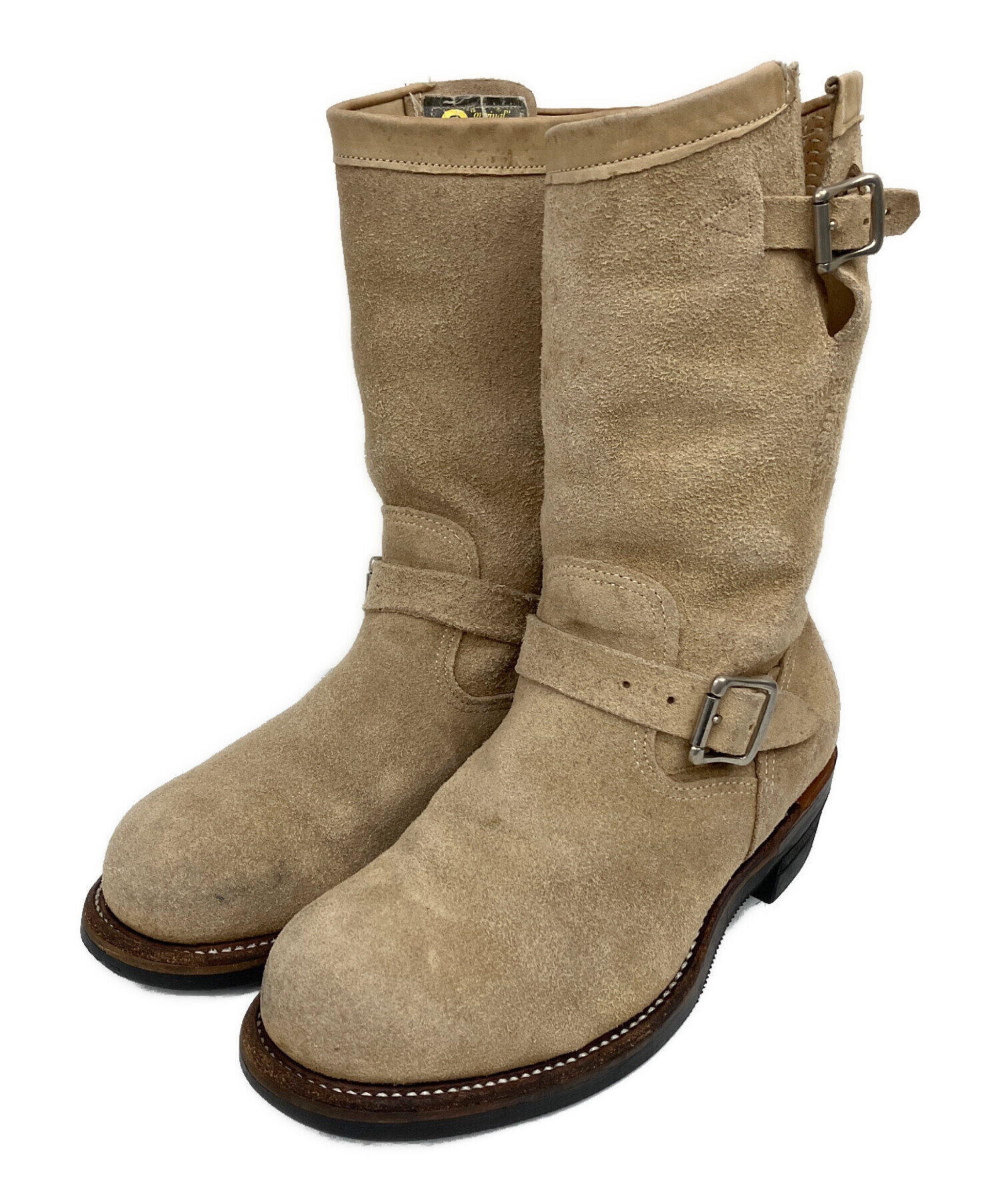 中古・古着通販】CHIPPEWA (チペワ) エンジニアブーツ ベージュ サイズ 