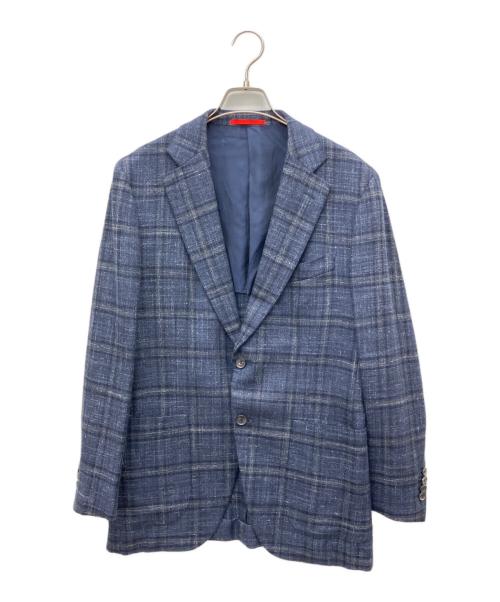 ISAIA イザイア テーラードジャケット 中古・古着通販】ISAIA (イザイア) テーラードジャケット ネイビー