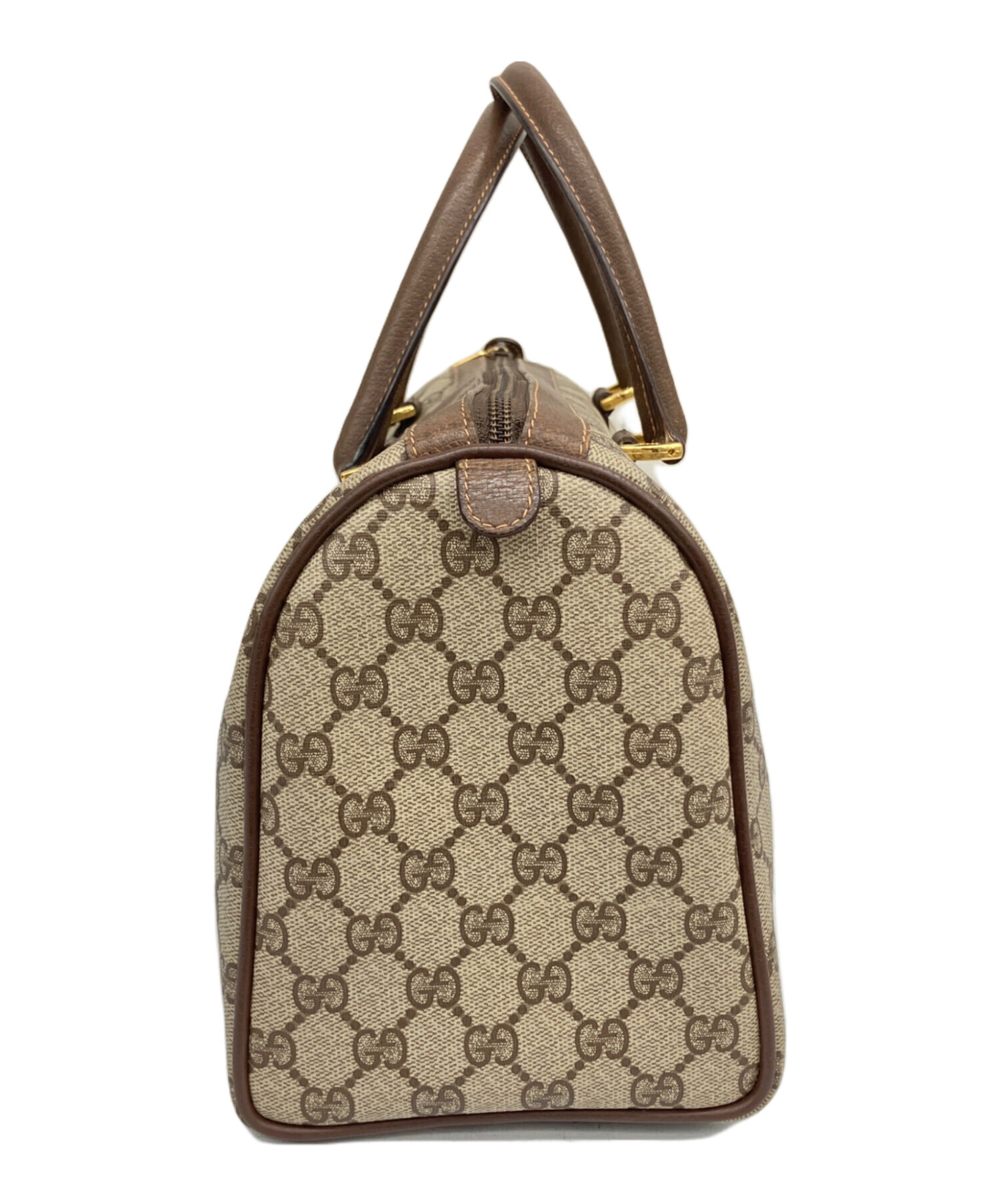 中古・古着通販】GUCCI (グッチ) ボストンバッグ OLD GUCCI ベージュ