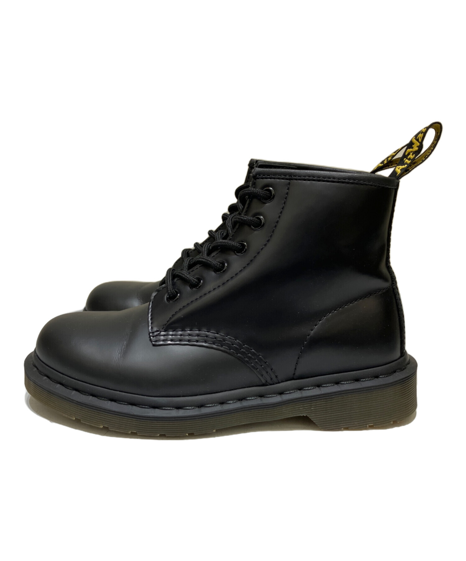 【新古品】Dr.Martens 6ホールブーツ黒 vintage smooth 中古・古着通販】Dr.Martens (ドクターマーチン) 6ホールブーツ