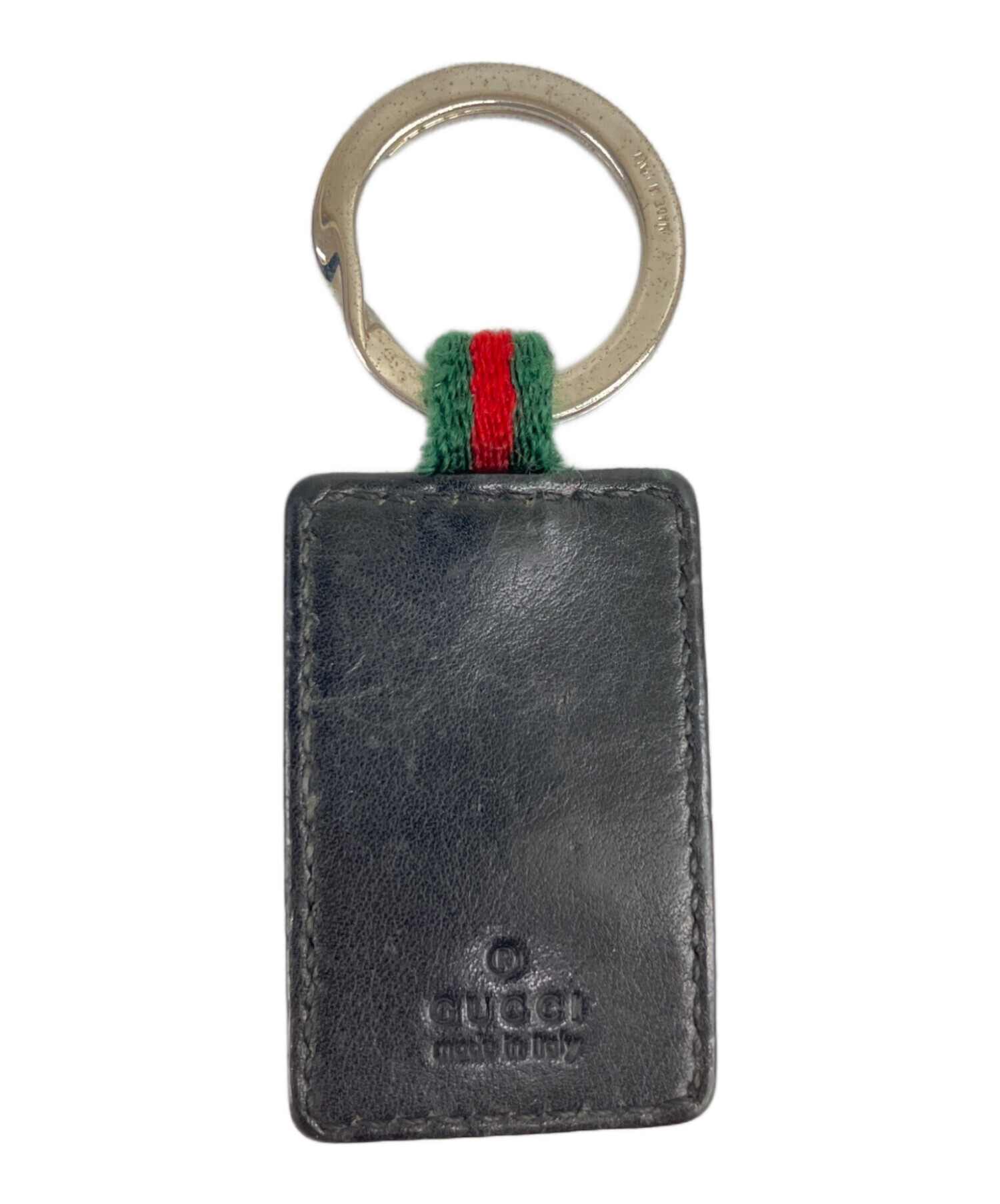 GUCCI キーホルダー　【中古】 中古・古着通販】GUCCI (グッチ) キーホルダー ブラック｜ブランド