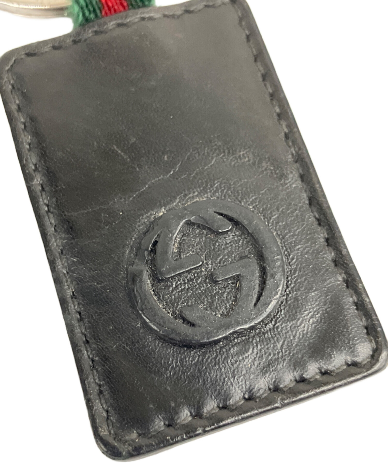 中古・古着通販】GUCCI (グッチ) キーホルダー ブラック｜ブランド