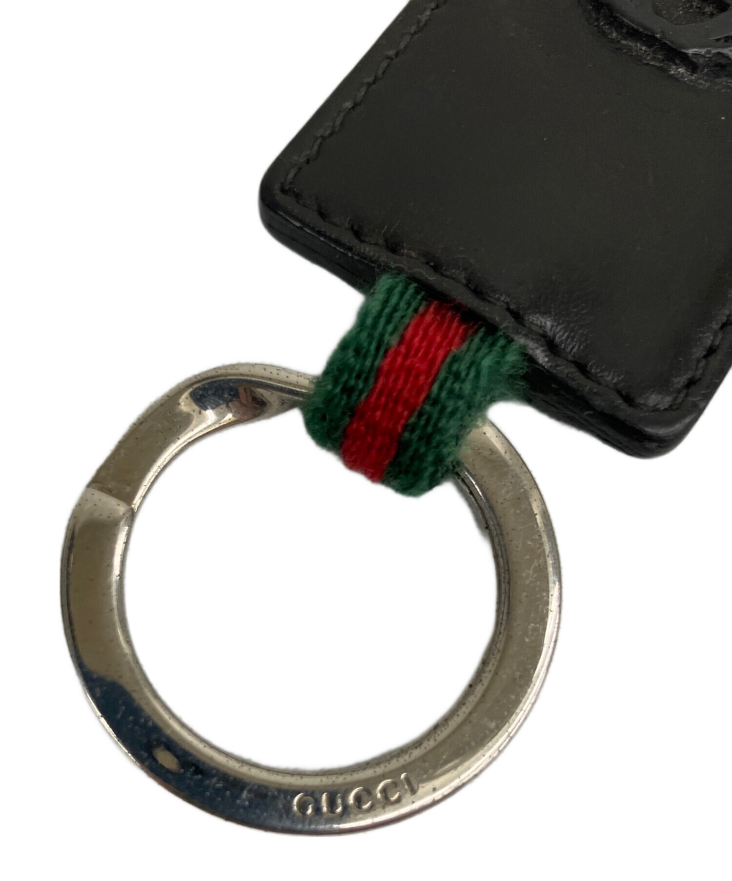 中古・古着通販】GUCCI (グッチ) キーホルダー ブラック｜ブランド