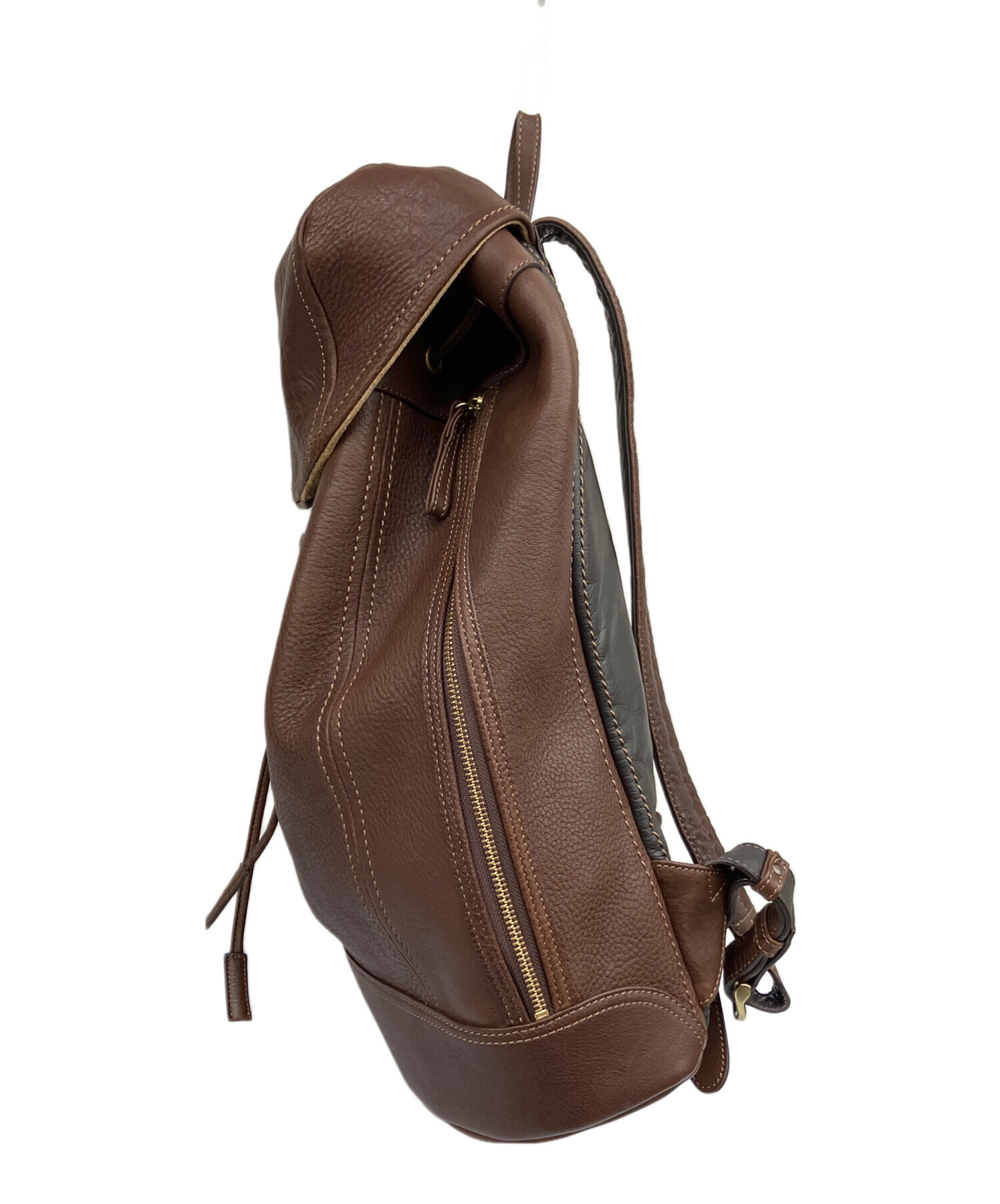 中古・古着通販】土屋鞄 (ツチヤカバン) レザーリュック ブラウン