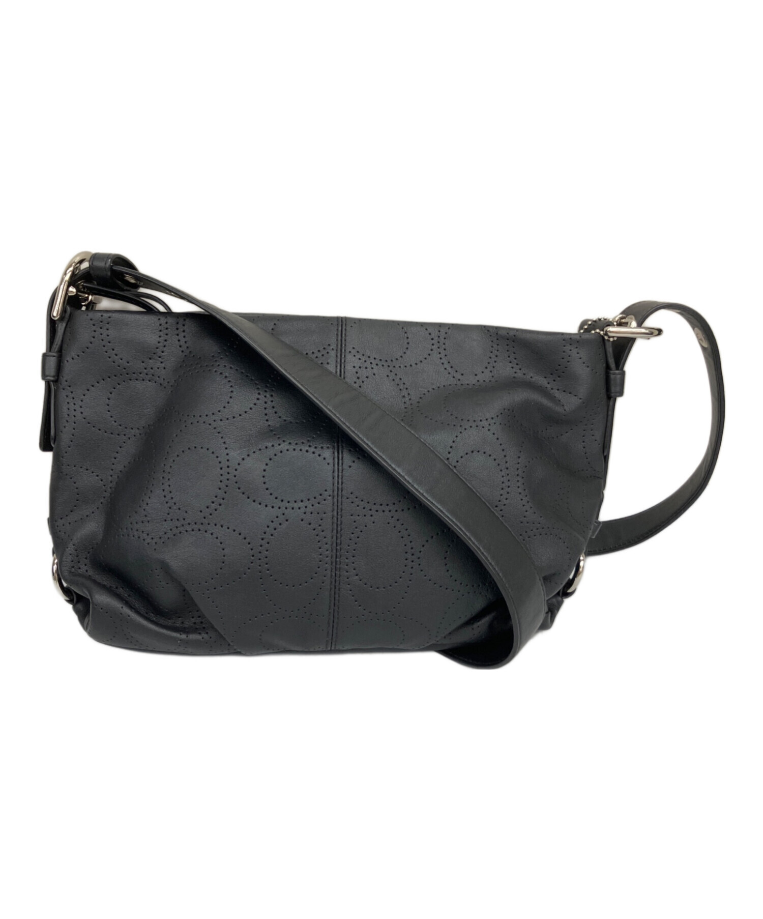 COACH ショルダーバッグ ほぼ未使用 中古・古着通販】COACH (コーチ) ショルダーバッグ ブラック｜ブランド