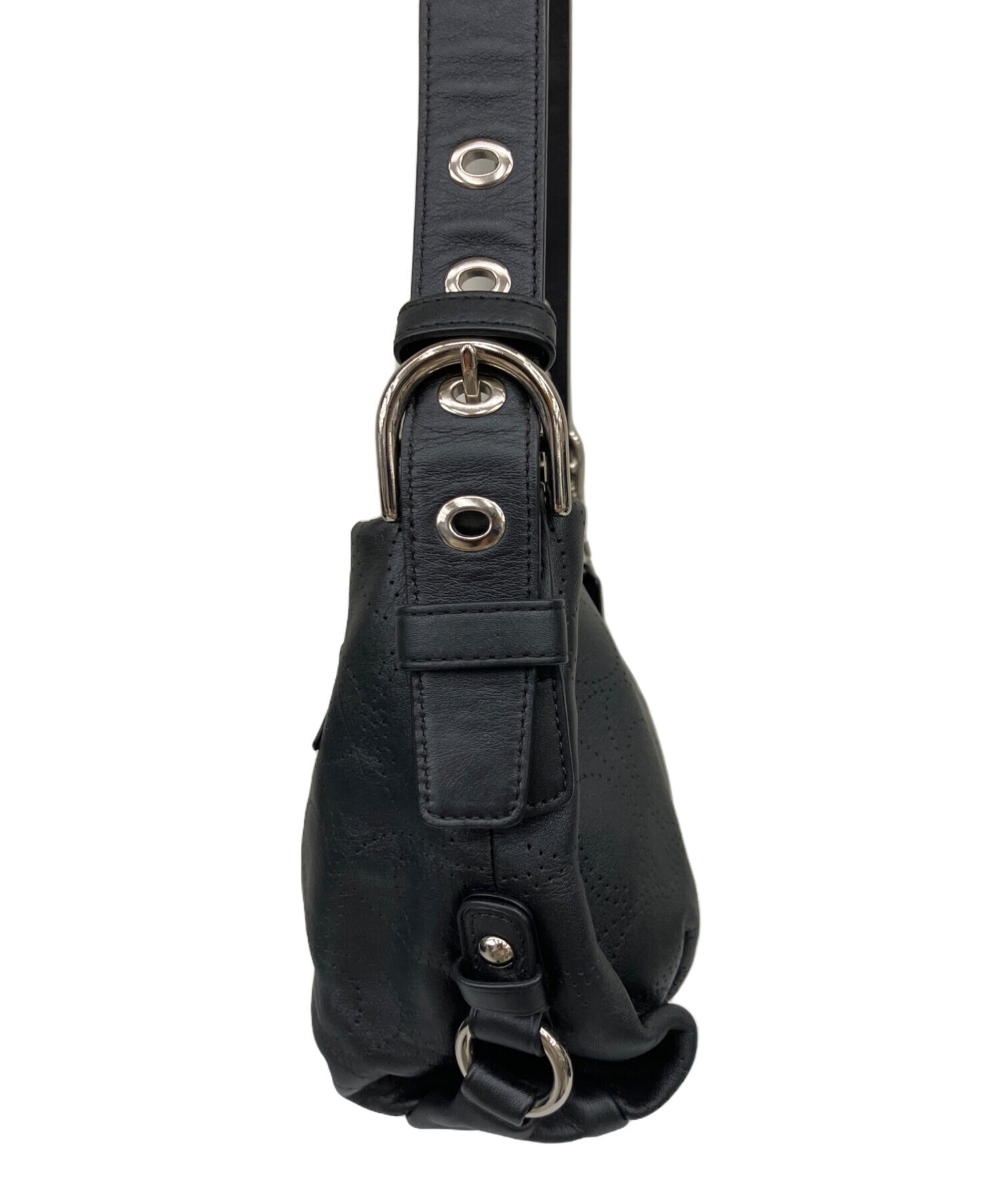 中古・古着通販】COACH (コーチ) ショルダーバッグ ブラック｜ブランド