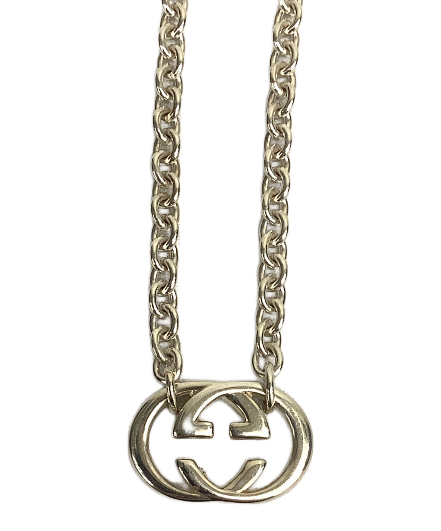 中古・古着通販】GUCCI (グッチ) シルバーブリットペンダント 