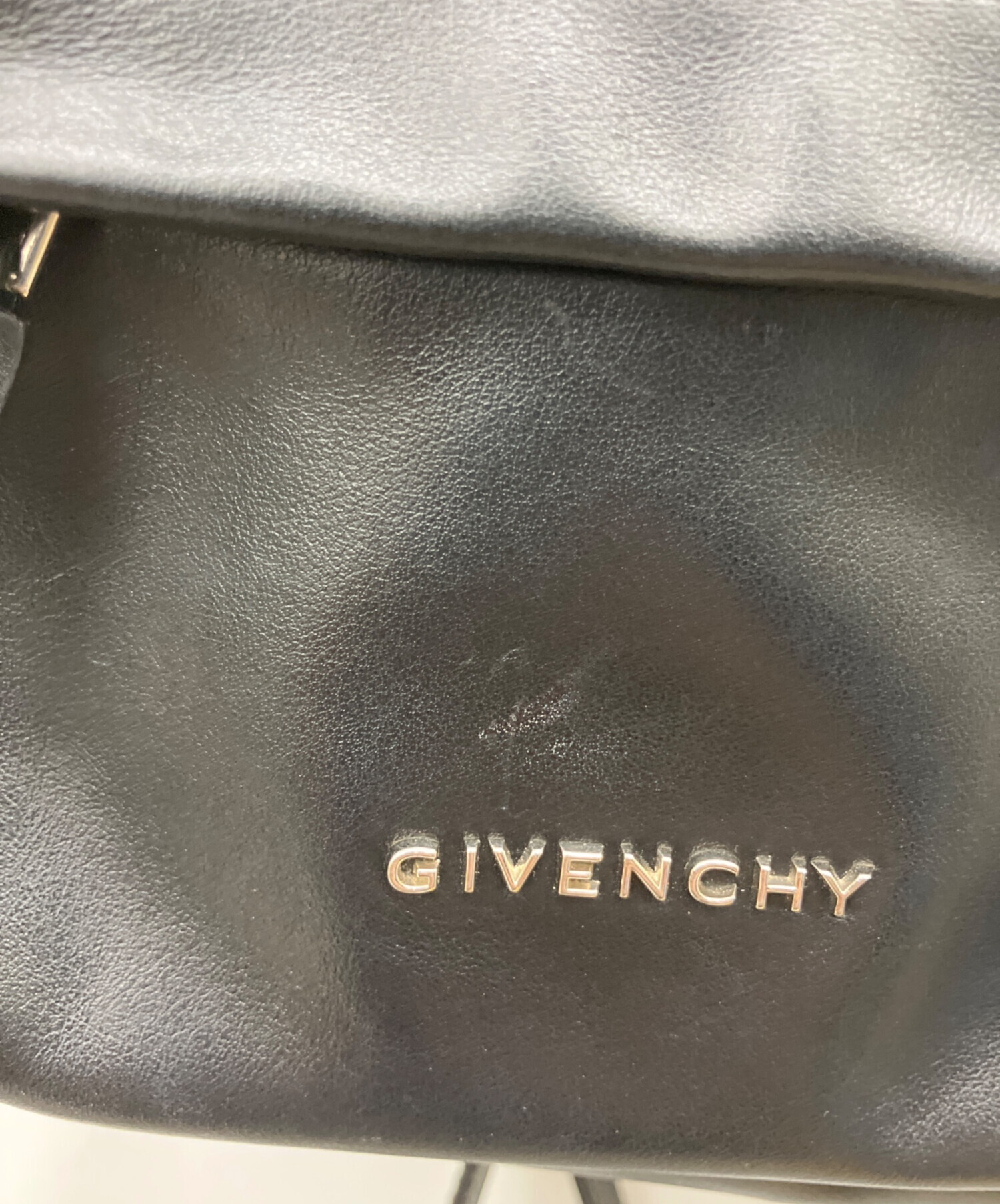 中古・古着通販】GIVENCHY (ジバンシィ) レザーリュック ナノ ブラック