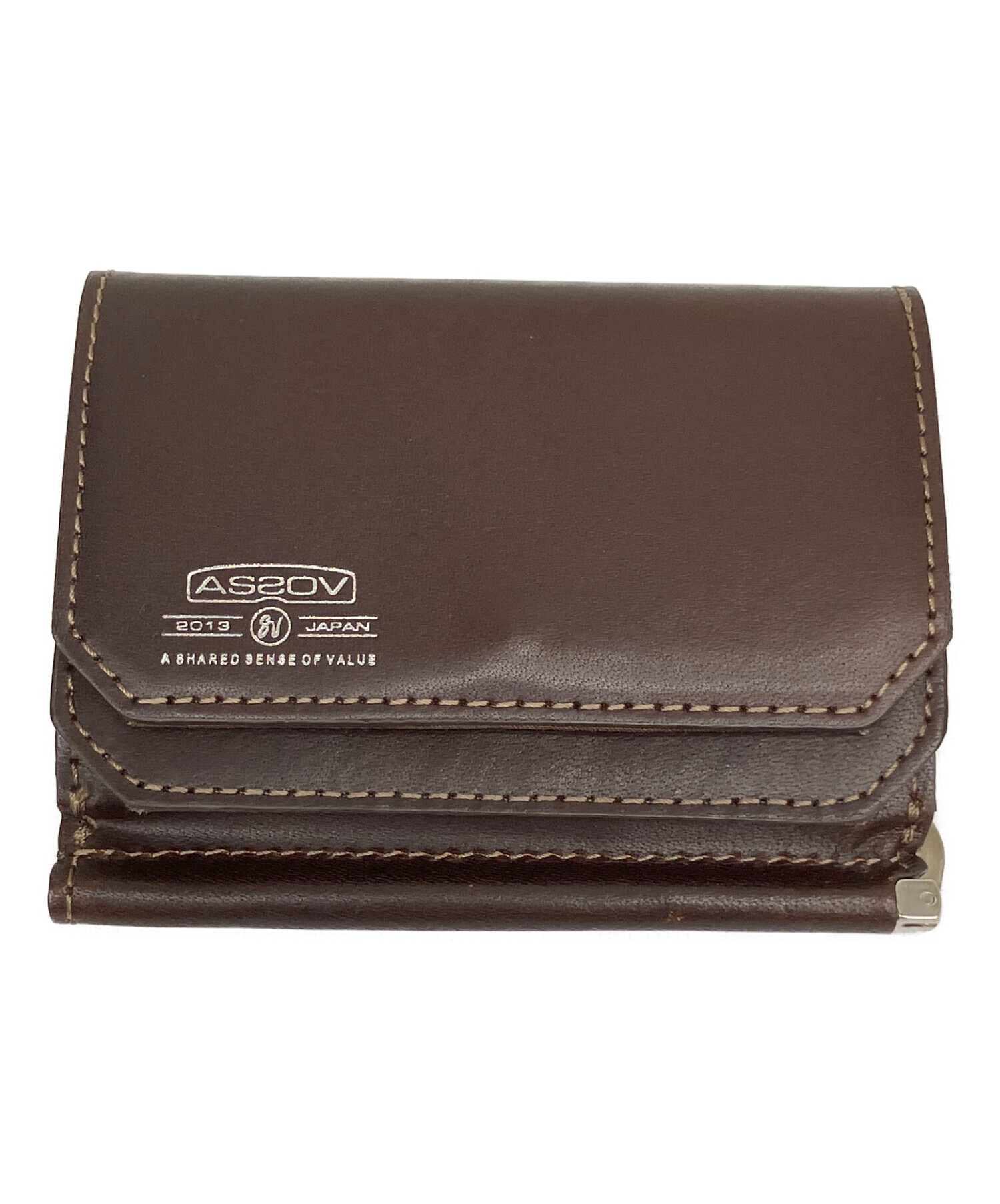 中古・古着通販】AS2OV (アッソブ) 財布 ブラウン｜ブランド・古着通販