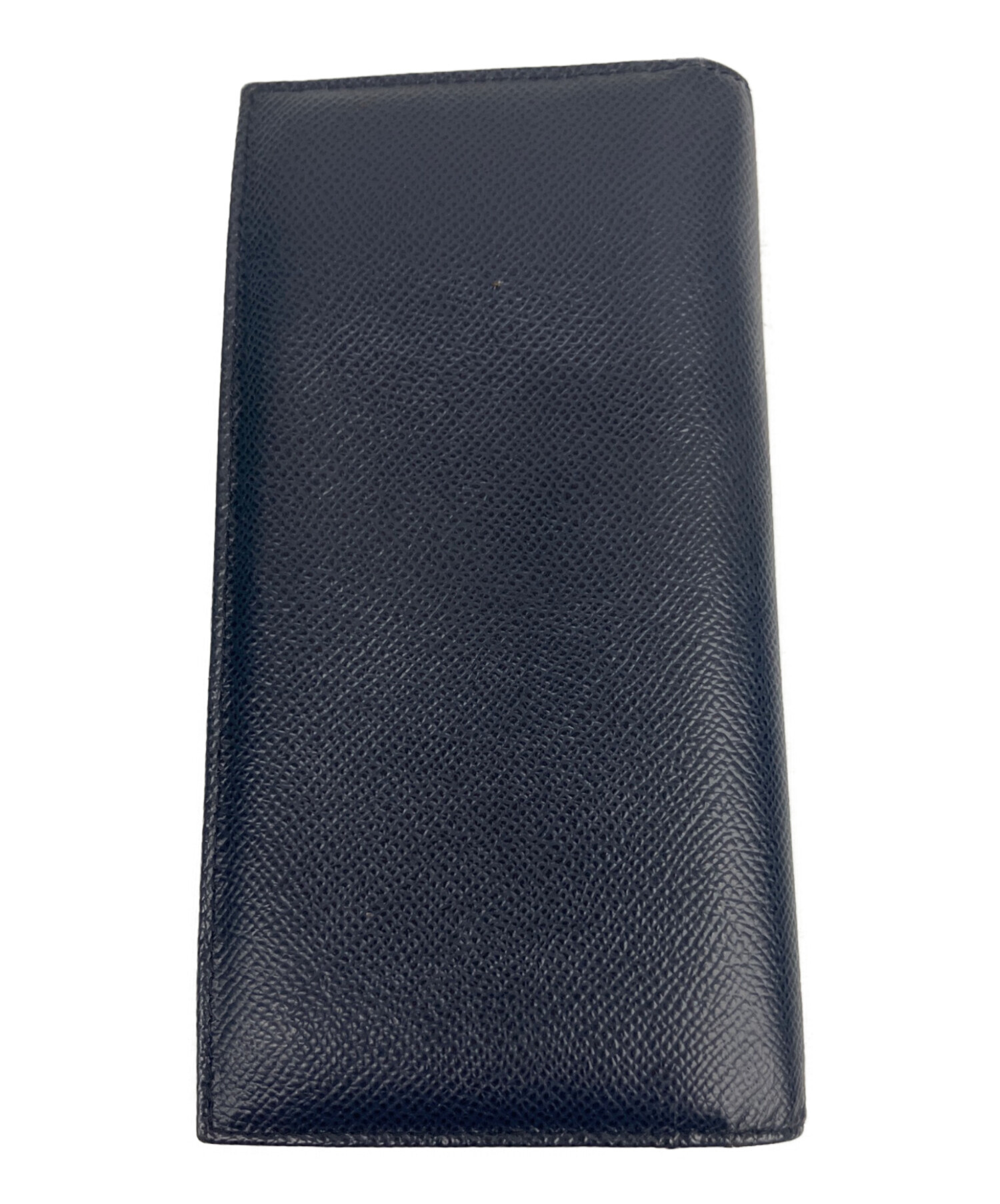 DOLCE&GABBANA 長財布 ネイビー レザー 中古・古着通販】DOLCE & GABBANA (ドルチェ＆ガッバーナ) 長財布
