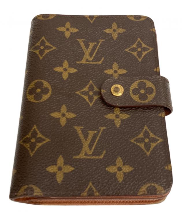 LOUIS VUITTON　ブラウン　二つ折り財布 中古・古着通販】LOUIS VUITTON (ルイ ヴィトン) 2つ折り財布 ブラウン