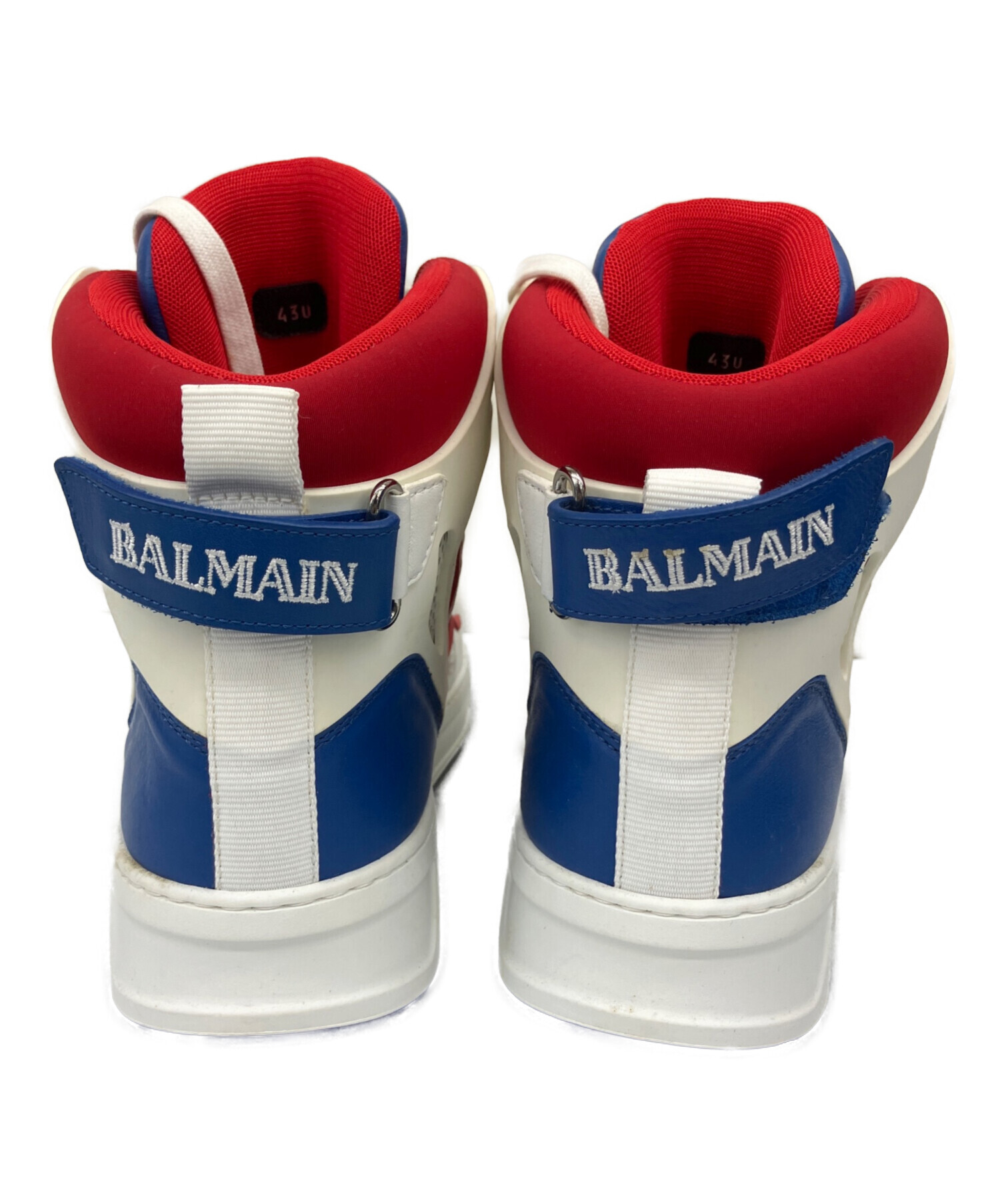 中古・古着通販】BALMAIN (バルマン) ハイカットスニーカー ホワイト