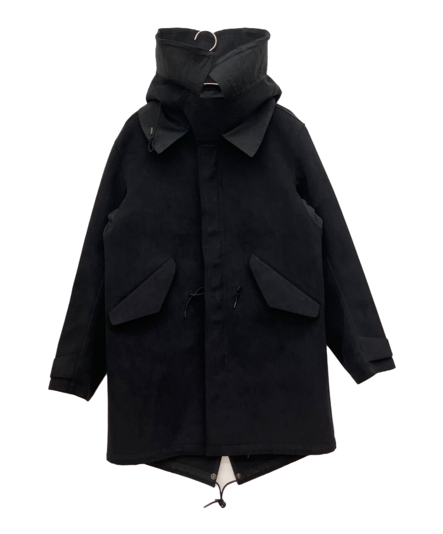 ベンタルTen c PARKA黒 モッズフードコート Ten c（テンシー）｜Ten c（テンシー）PARKA ポリエステル ナイロン