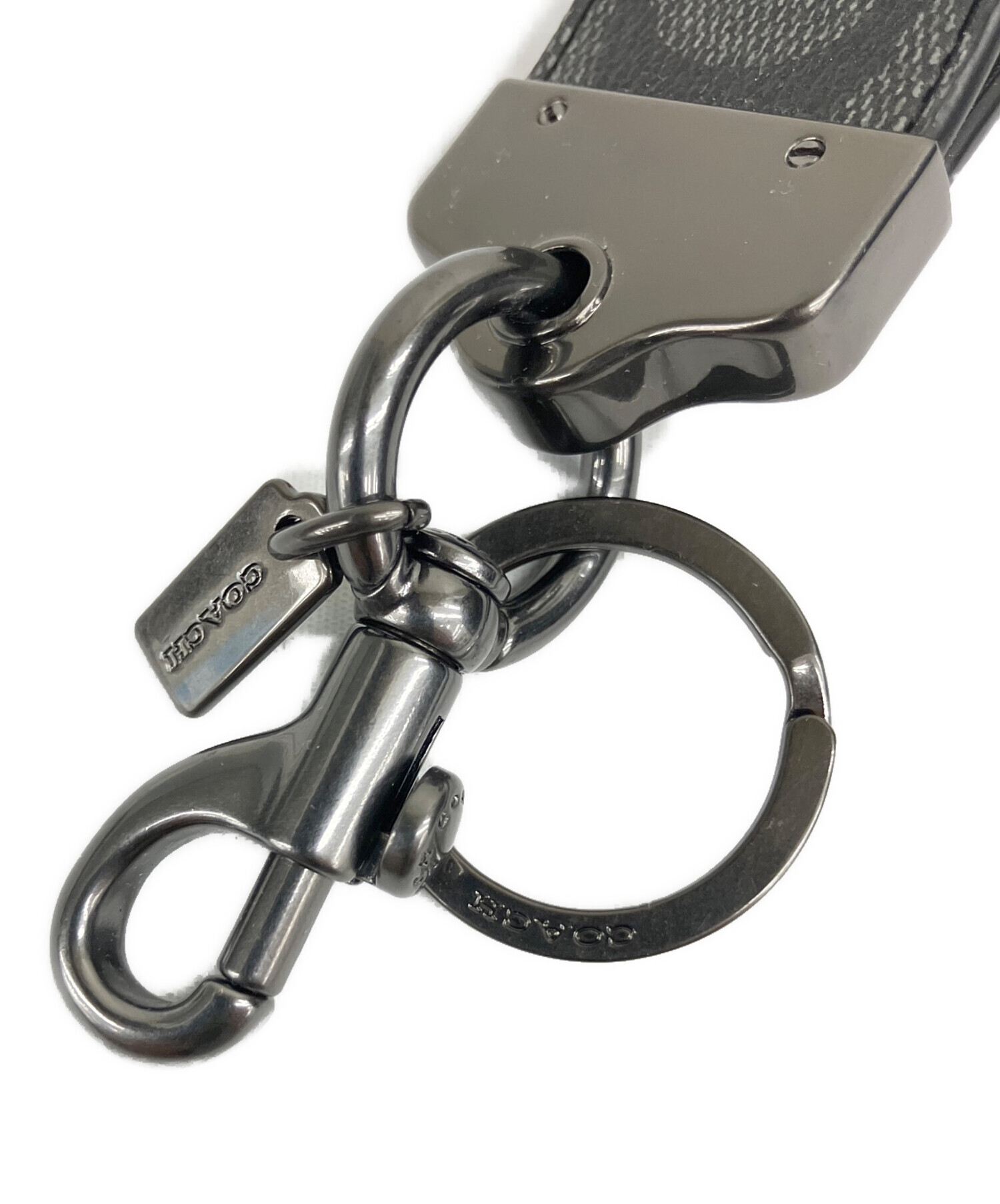 中古・古着通販】COACH (コーチ) キーリング ループ キー フォブ