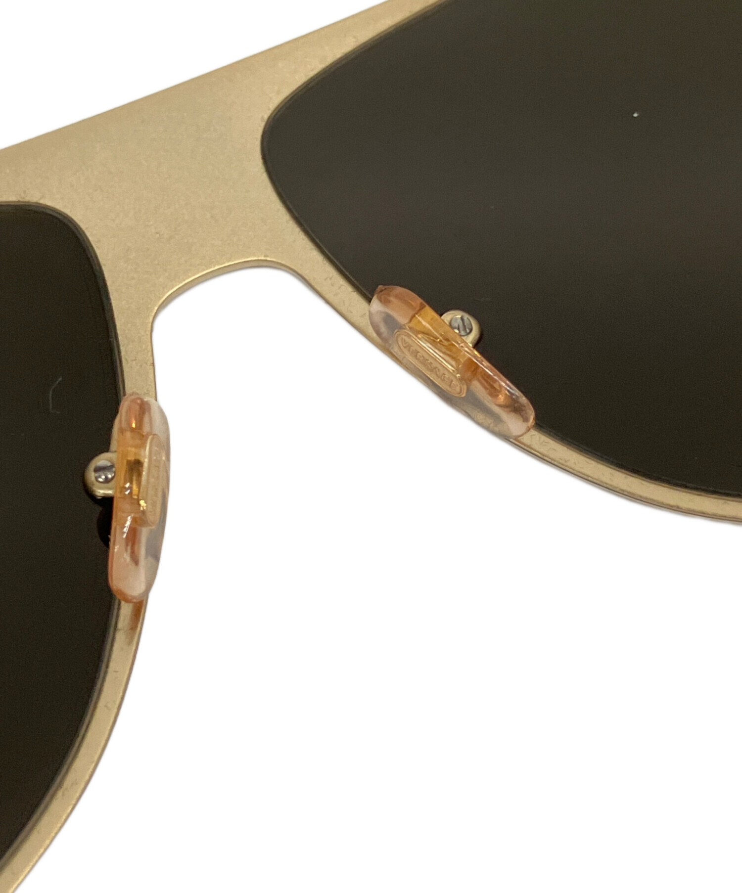 VERSACE ゴールド サングラス　ヴェルサーチ 中古・古着通販】VERSACE (ヴェルサーチェ) サングラス ゴールド