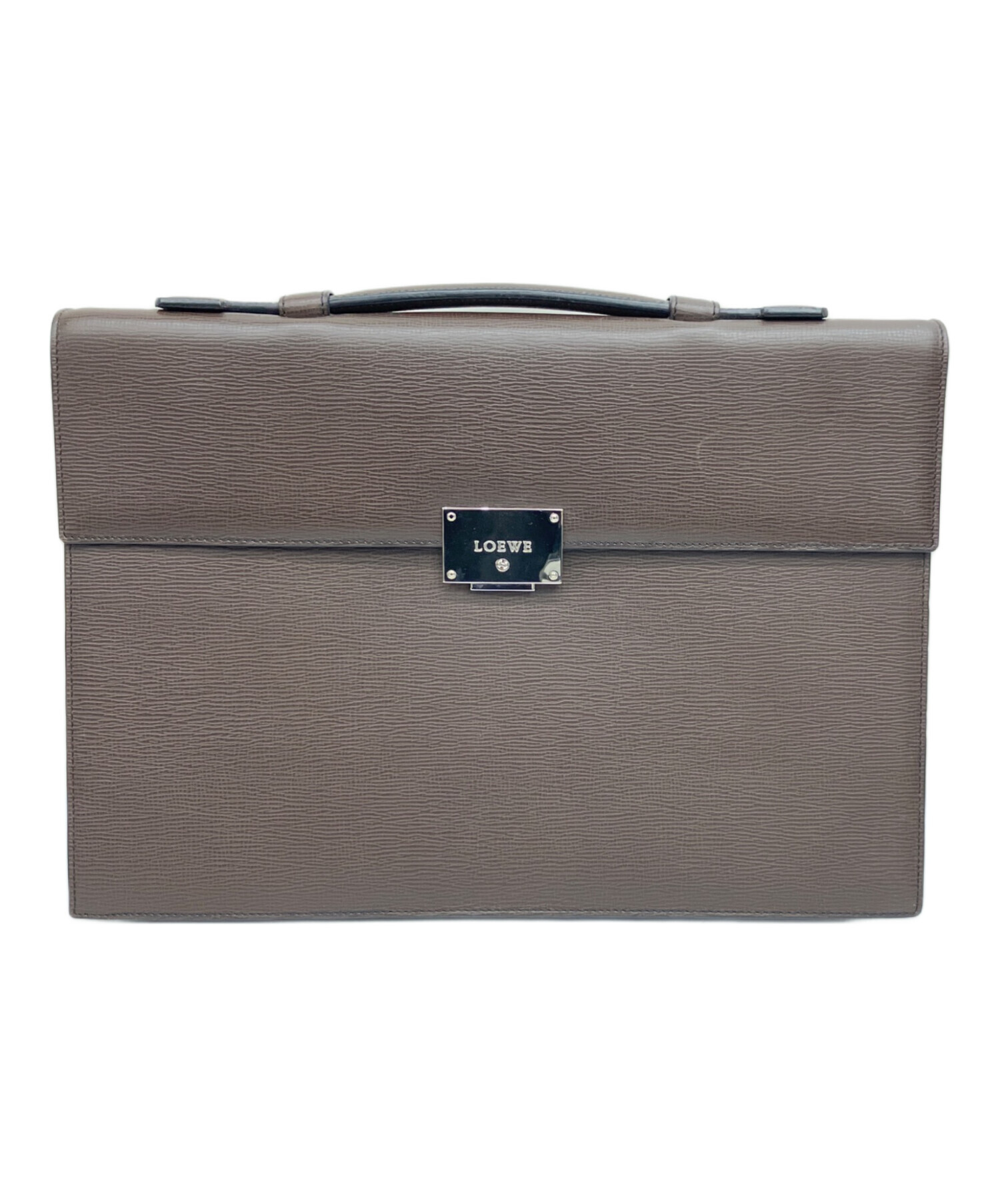 最終値下げ　ロエベ　LOEWE メンズブリーフケース 中古・古着通販】LOEWE (ロエベ) ブリーフケース ブラウン｜ブランド
