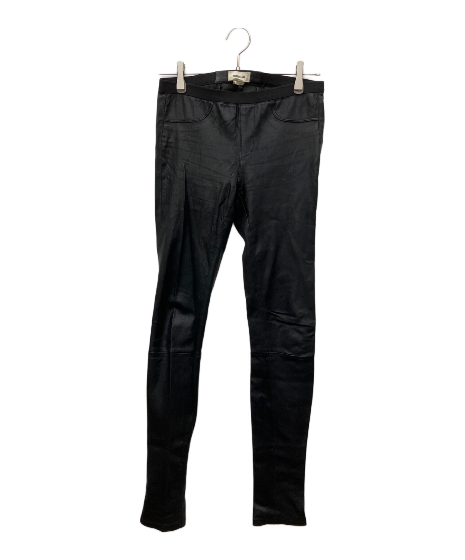 helmut lang 本人期　レザーパンツ　本革 中古・古着通販】HELMUT LANG (ヘルムートラング) レザーパンツ