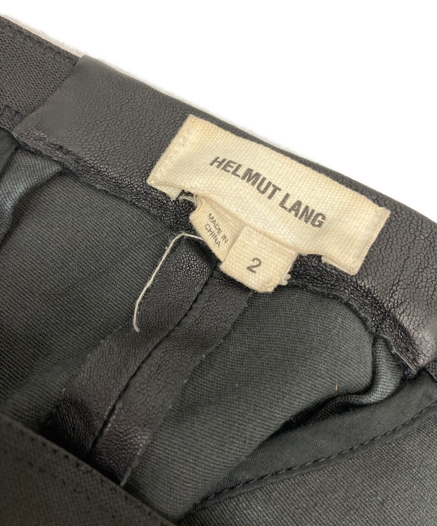 中古・古着通販】HELMUT LANG (ヘルムートラング) レザーパンツ