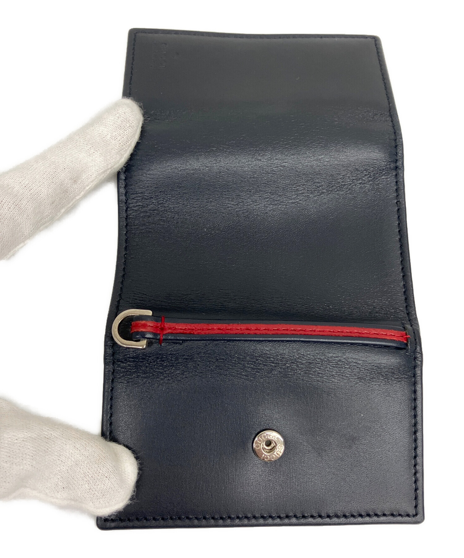 中古・古着通販】GUCCI (グッチ) キーケース ネイビー｜ブランド・古着