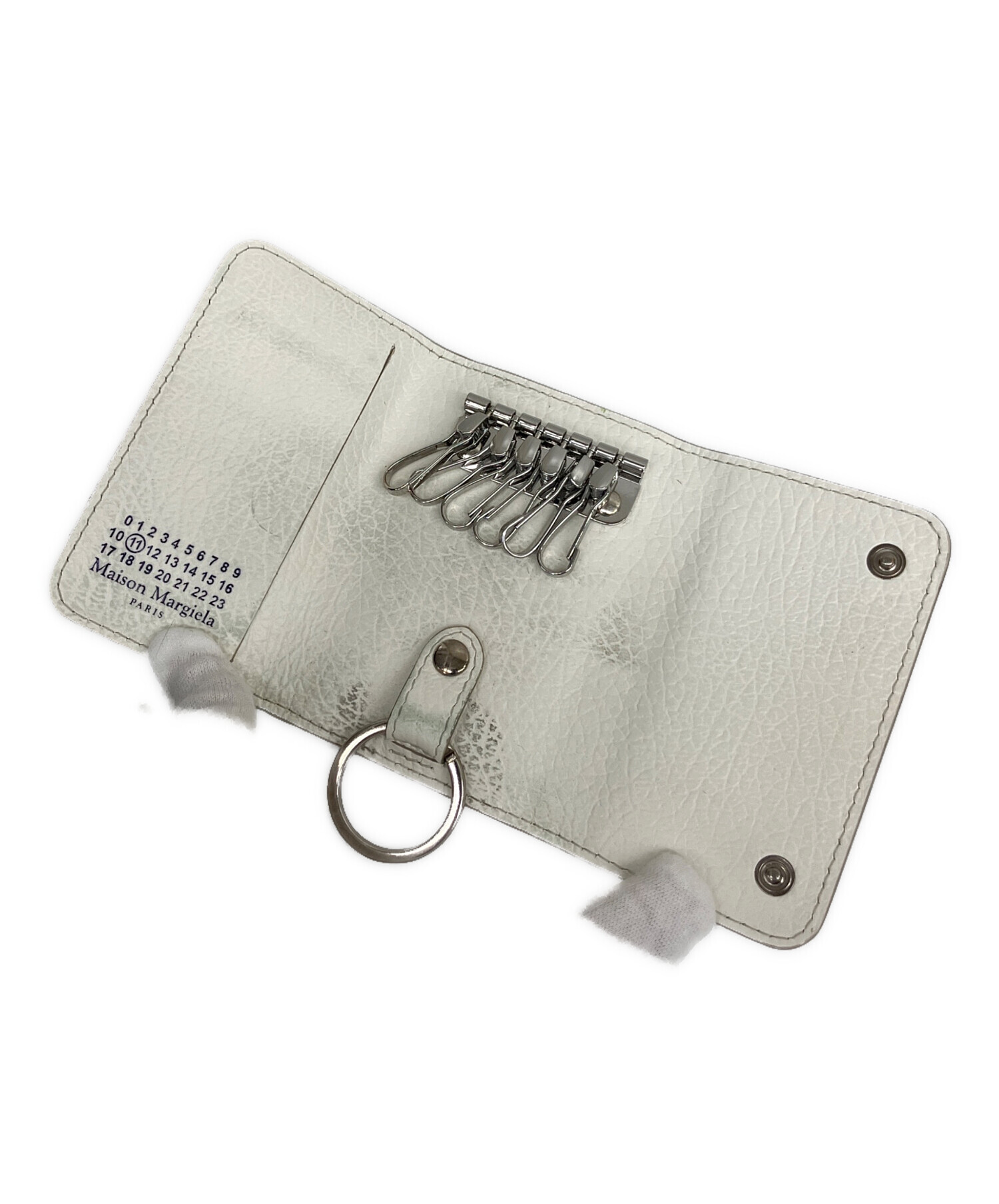 Maison Margiela キーケース・キーホルダー - 白 【古着】【中古】 中古・古着通販】Maison Margiela (メゾンマルジェラ) キーケース