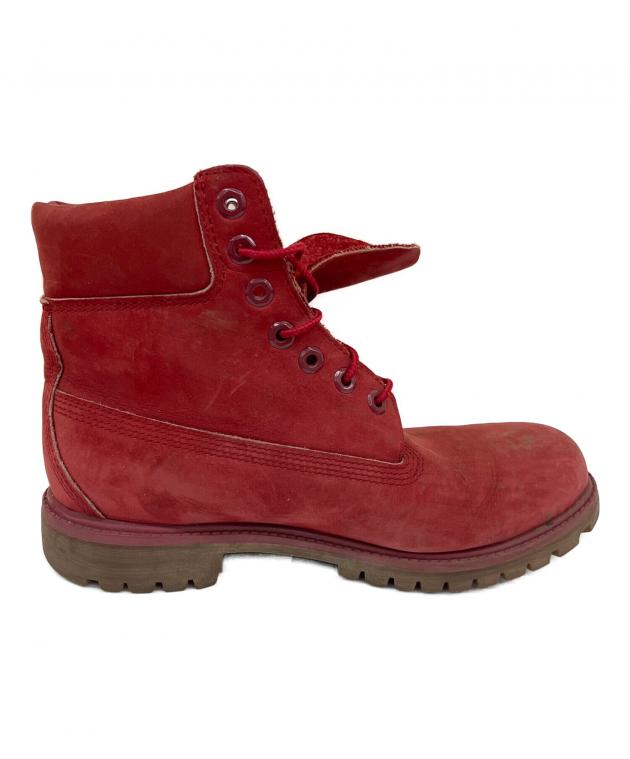 Timberland サイズ8 W/L ．この靴、また2回しか履いていません 中古・古着通販】Timberland (ティンバーランド) 6インチブーツ レッド