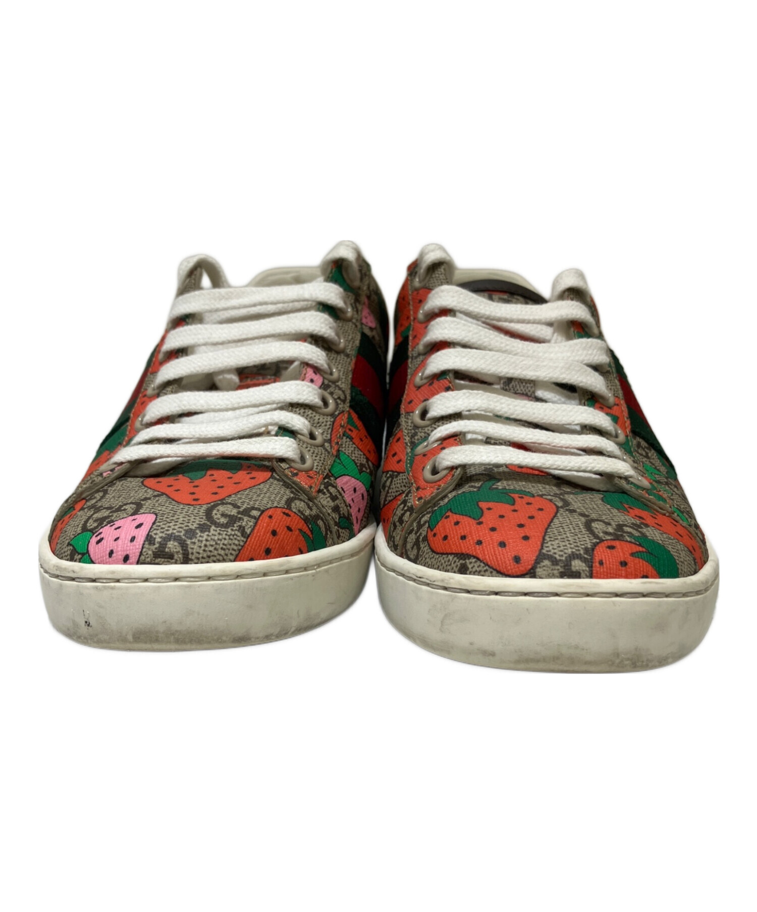 中古・古着通販】GUCCI (グッチ) ACE GGスプリーム ストロベリー