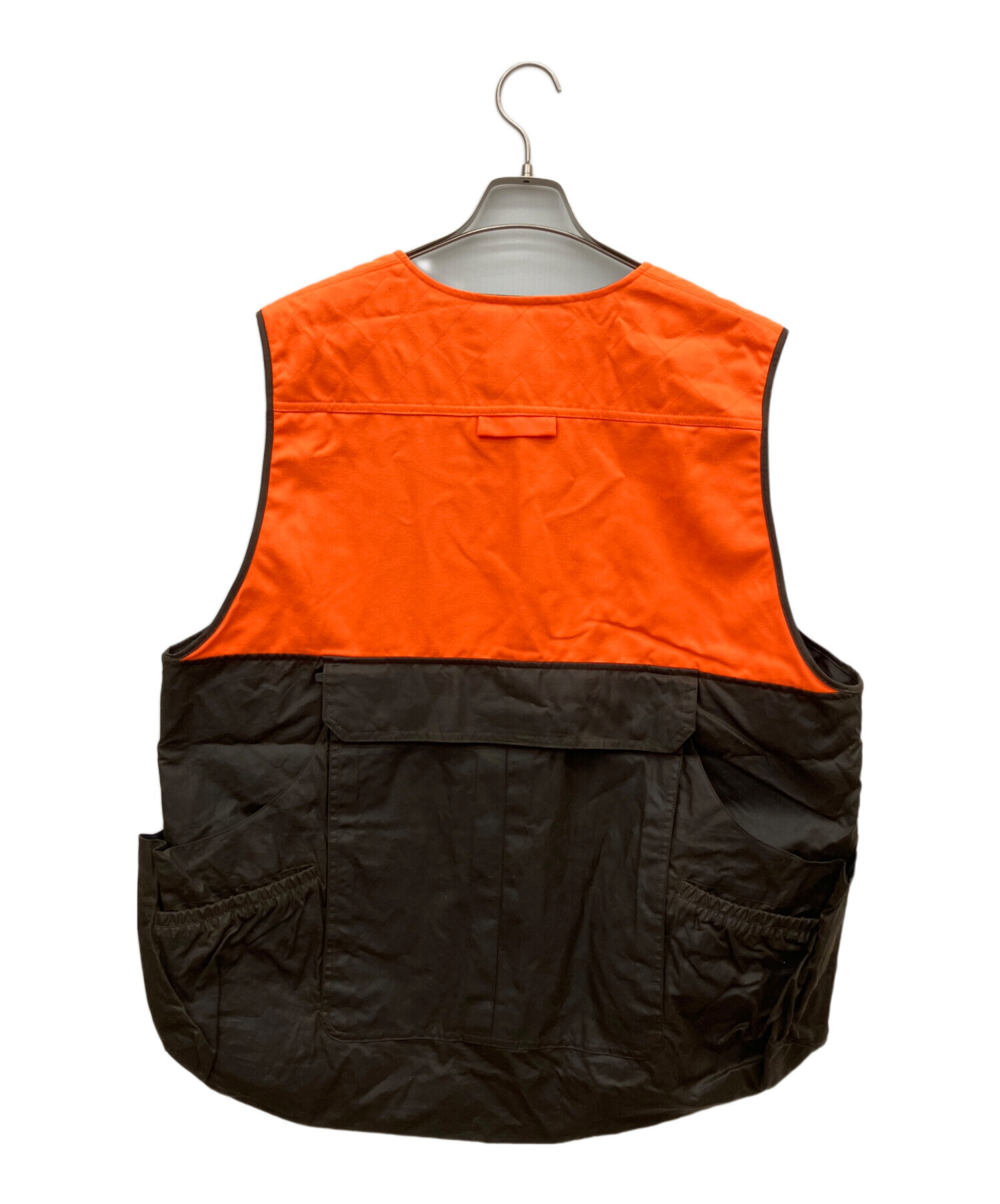 LL BEAN エルエルビーン ナイロン フリース ベスト オレンジ 古着 XL 中古・古着通販】L.L.Bean (エルエルビーン) ワックスコットンベスト