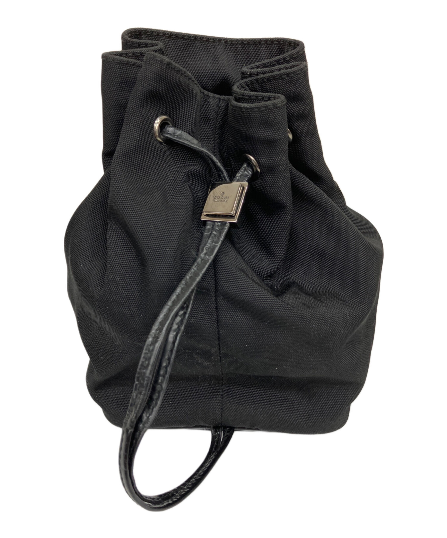 中古・古着通販】GUCCI (グッチ) 巾着 ブラック｜ブランド・古着通販