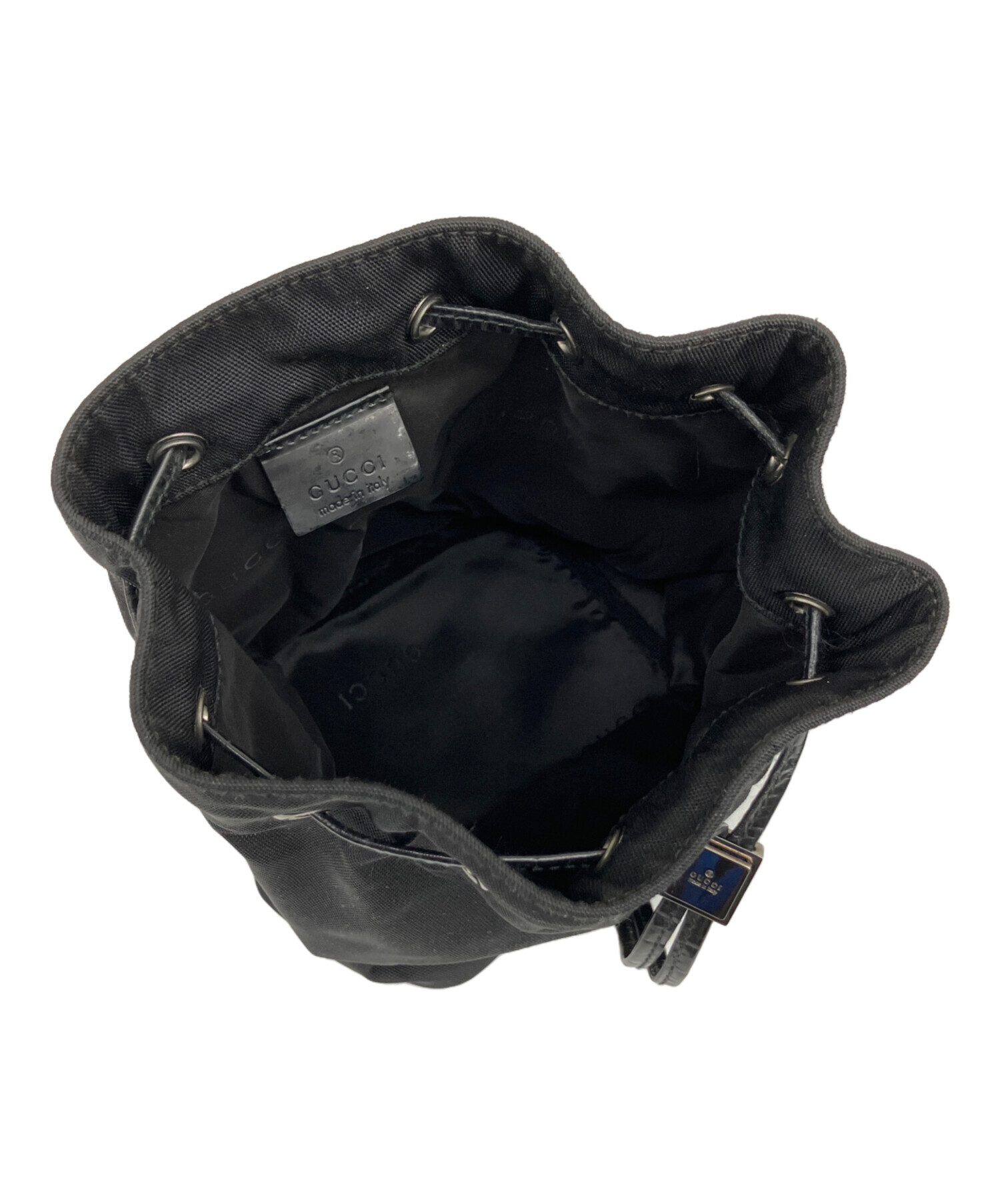 中古・古着通販】GUCCI (グッチ) 巾着 ブラック｜ブランド・古着通販