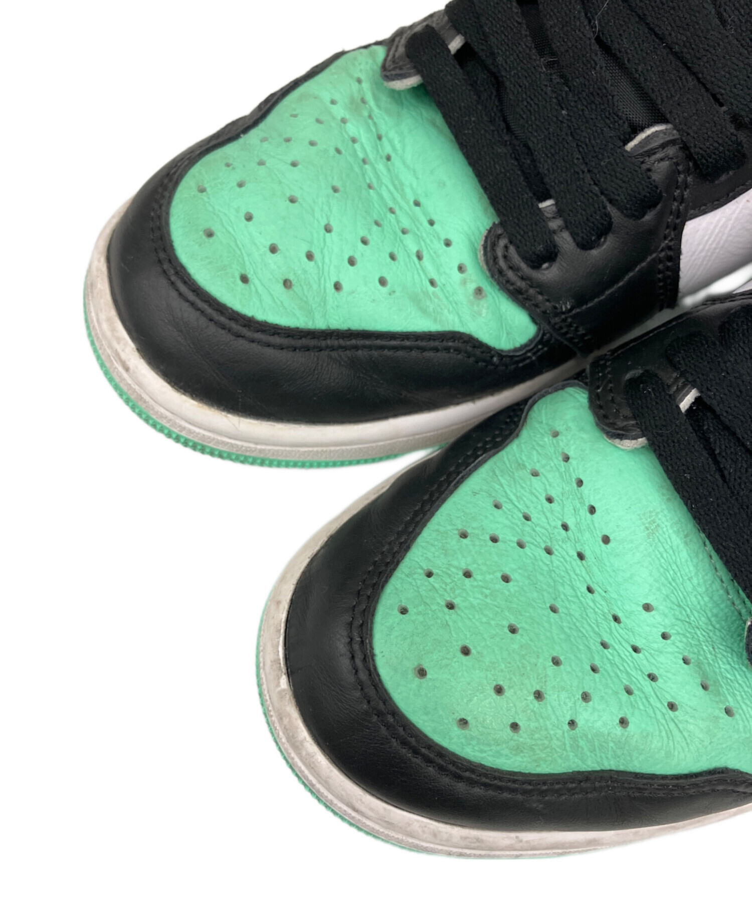 中古・古着通販】NIKE (ナイキ) ハイカットスニーカー グリーン サイズ