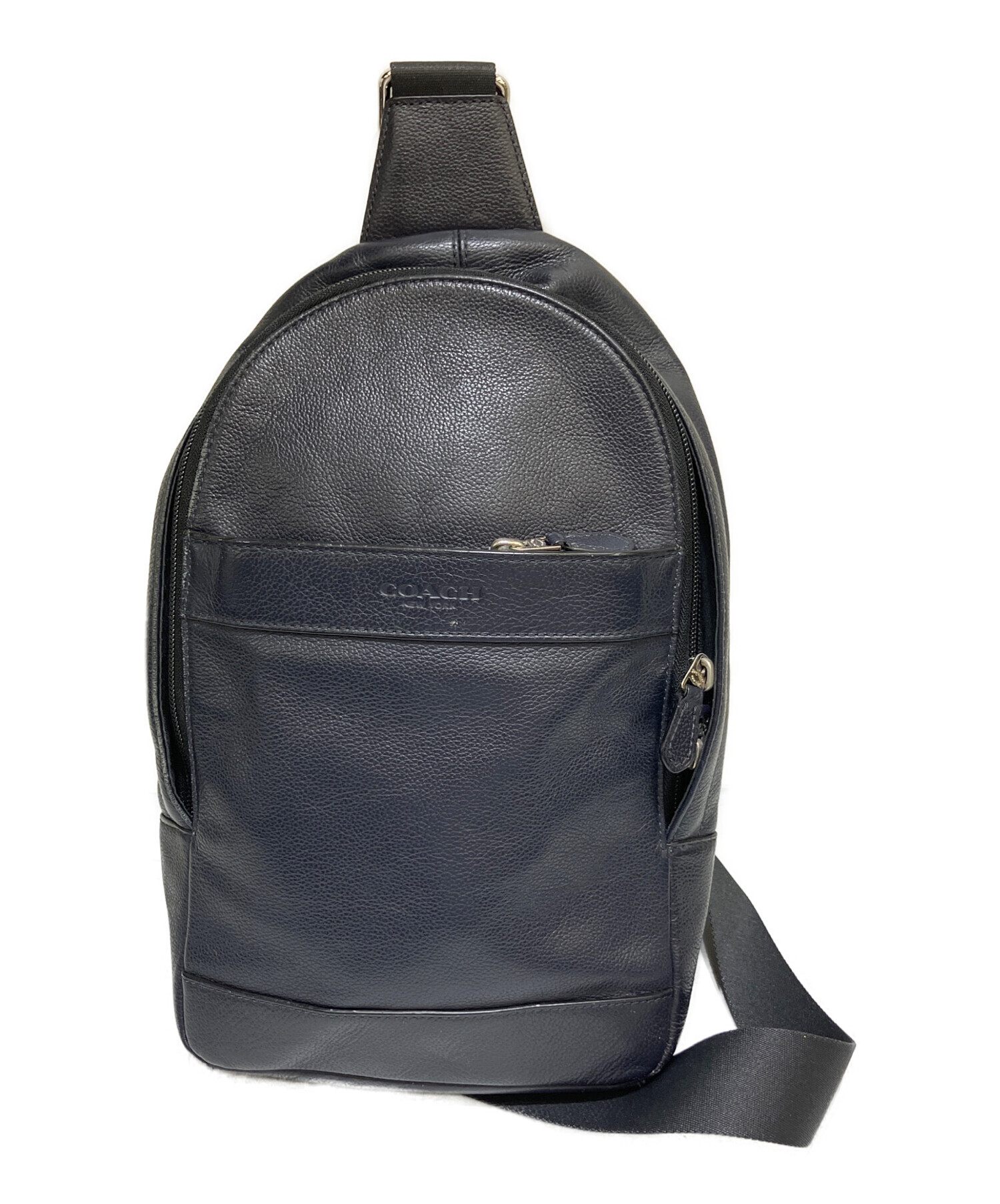 中古・古着通販】COACH (コーチ) ボディバッグ ネイビー｜ブランド