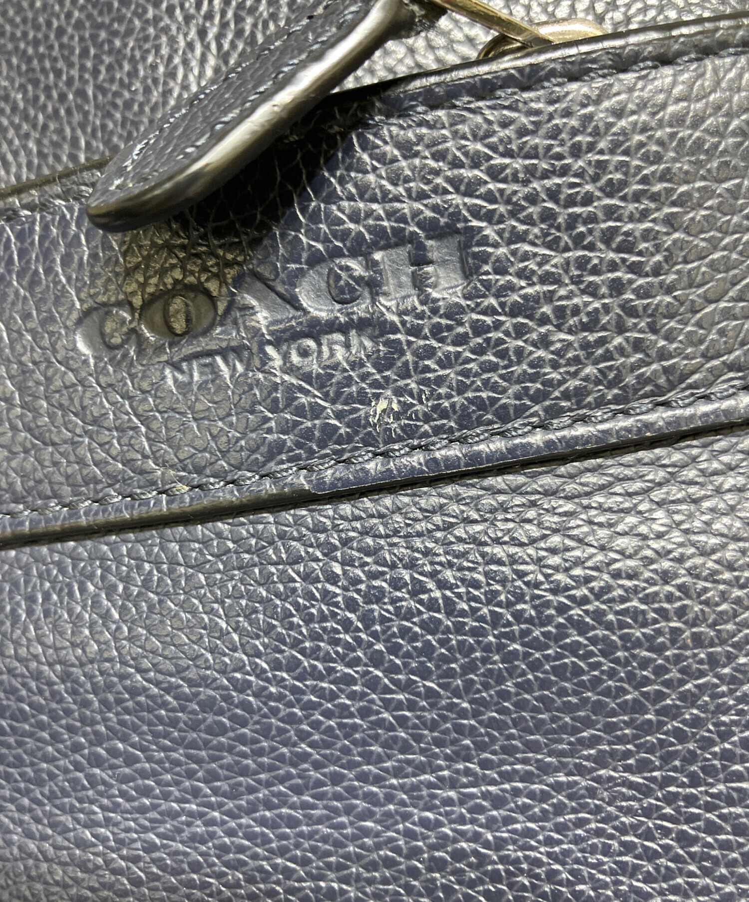 中古・古着通販】COACH (コーチ) ボディバッグ ネイビー｜ブランド