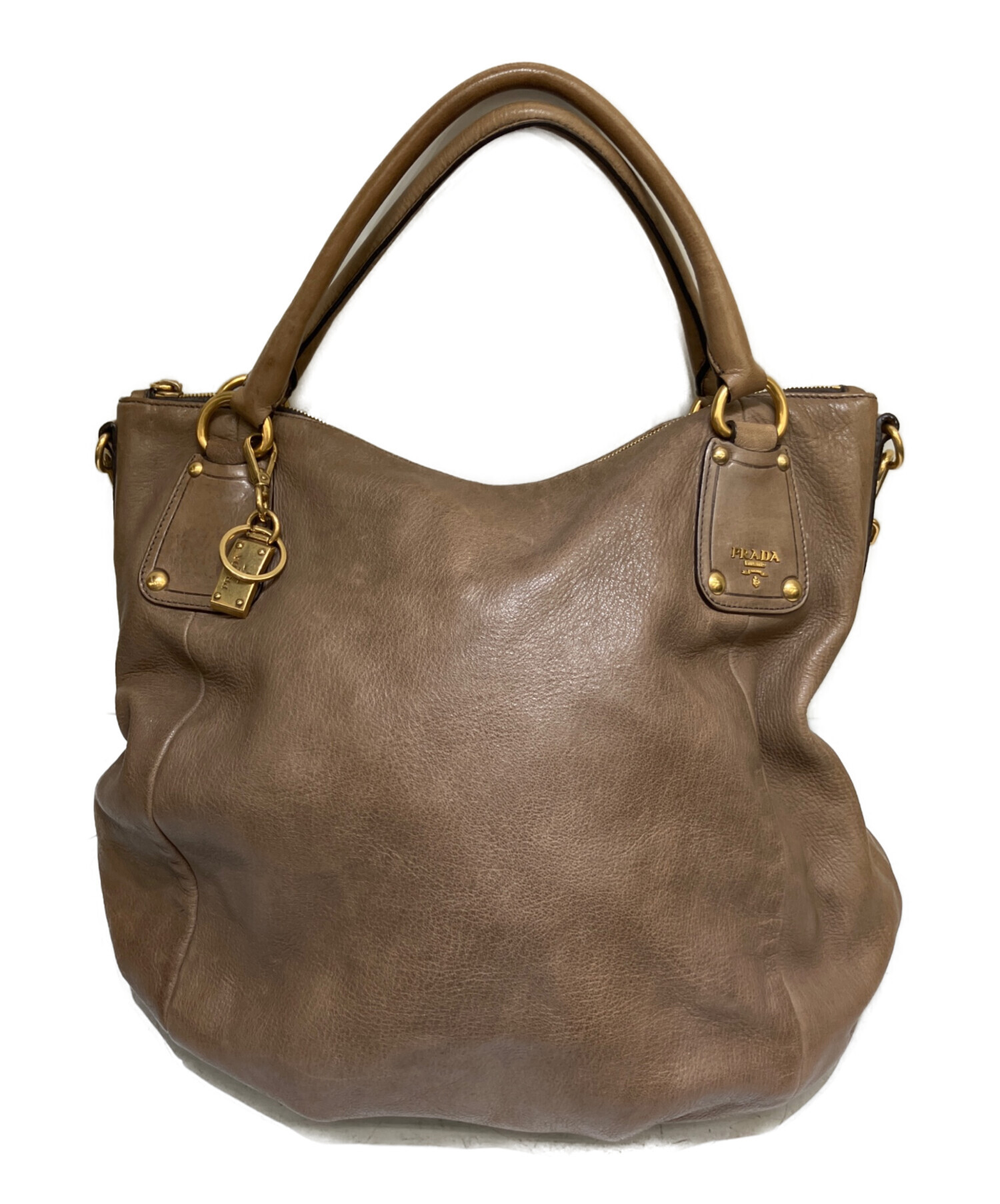 中古・古着通販】PRADA (プラダ) トートバッグ ブラウン｜ブランド
