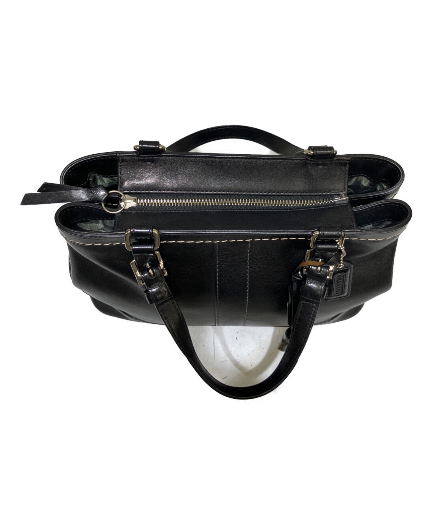 中古・古着通販】COACH (コーチ) ハンドバッグ ブラック｜ブランド 