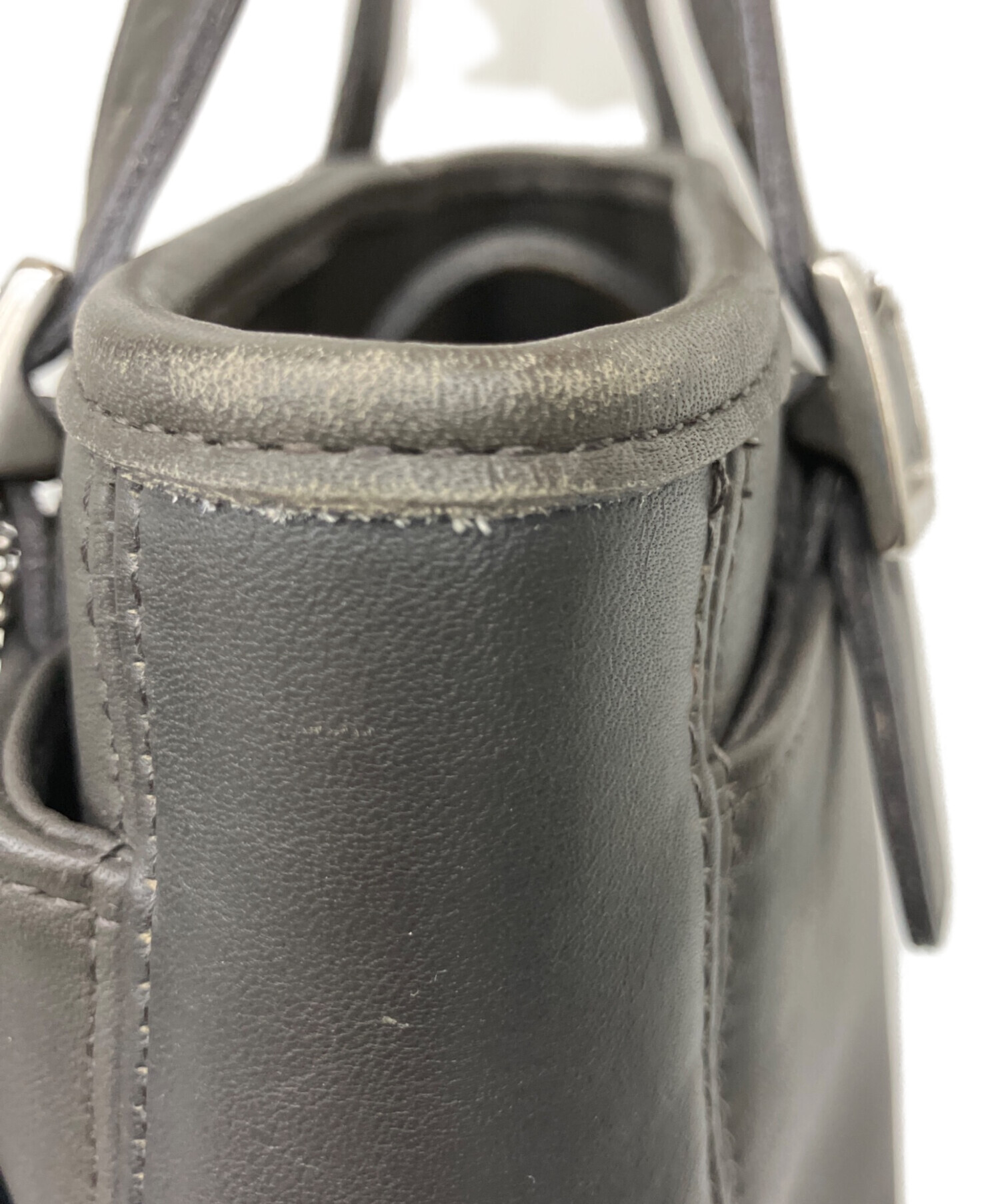 中古・古着通販】COACH (コーチ) ハンドバッグ OLD COACH グレー 