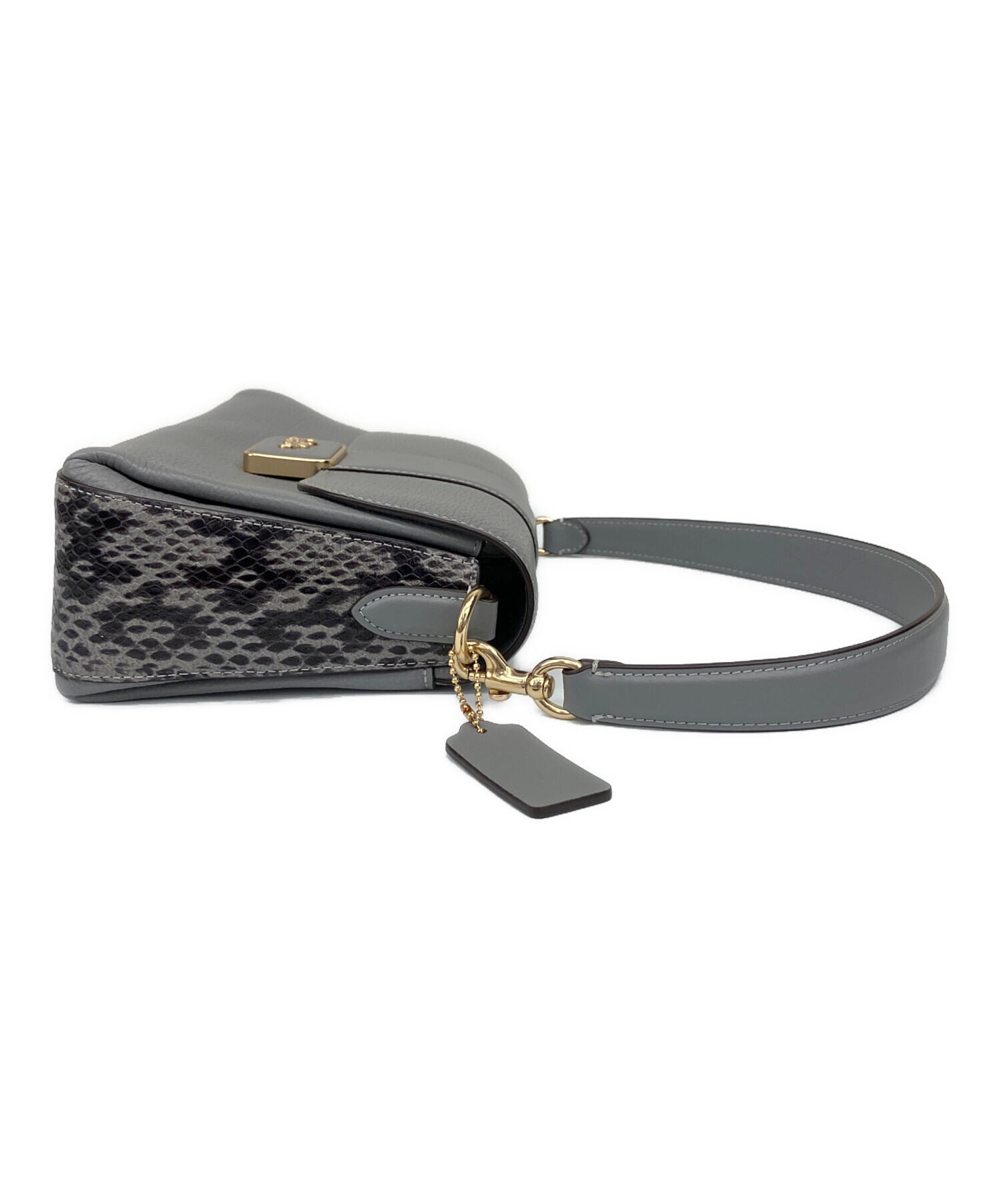 中古・古着通販】COACH (コーチ) 2WAYバッグ グレー｜ブランド・古着