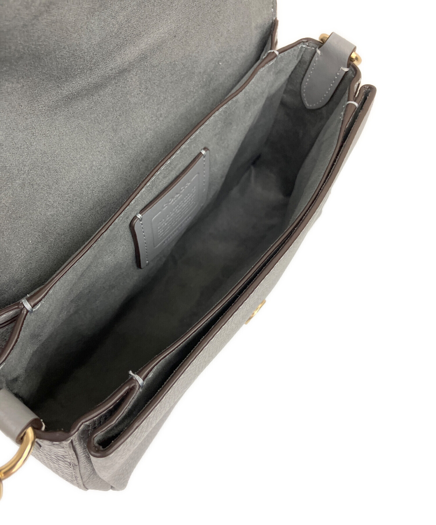 中古・古着通販】COACH (コーチ) 2WAYバッグ グレー｜ブランド・古着