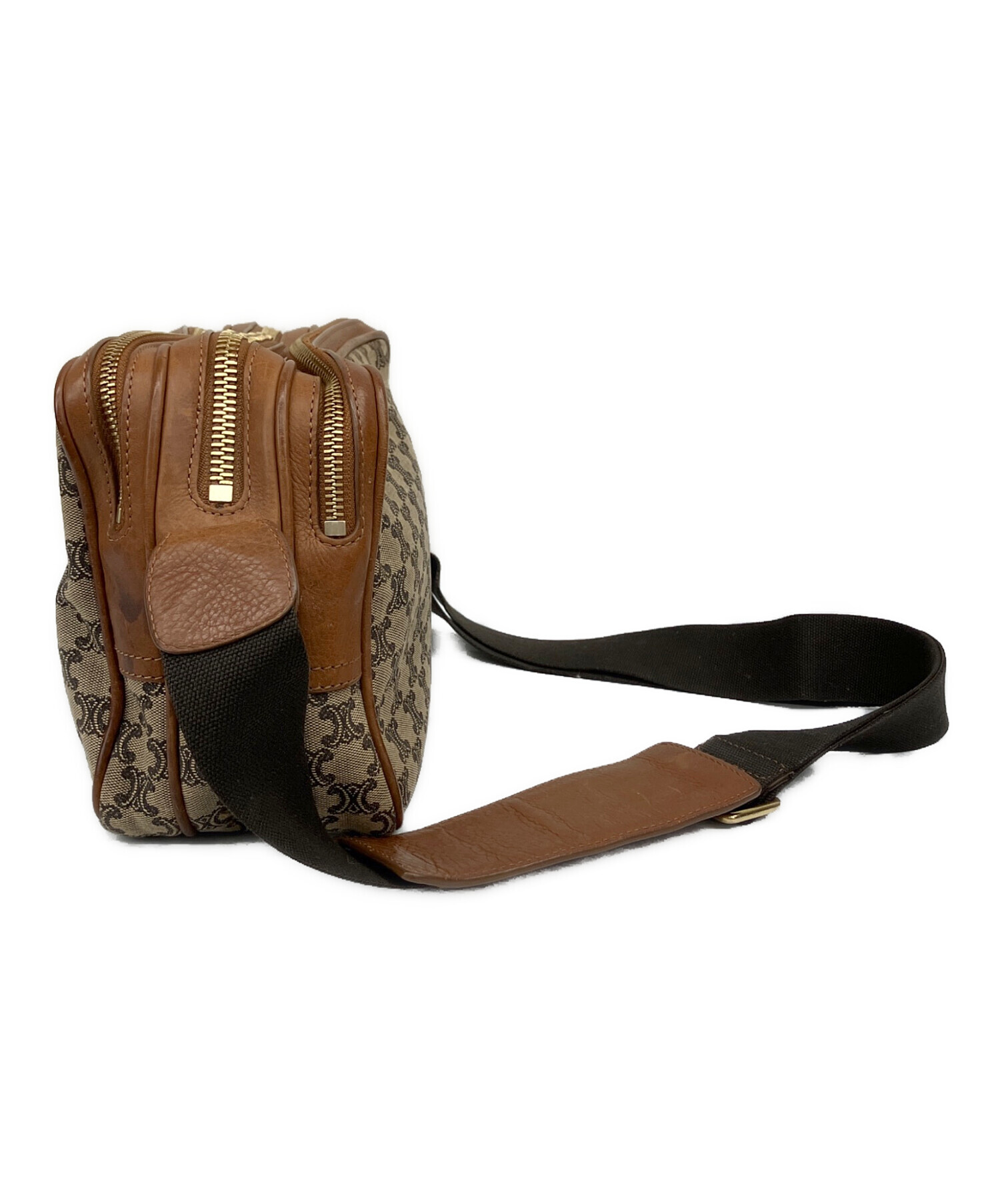 中古・古着通販】CELINE (セリーヌ) ショルダーバッグ ベージュ