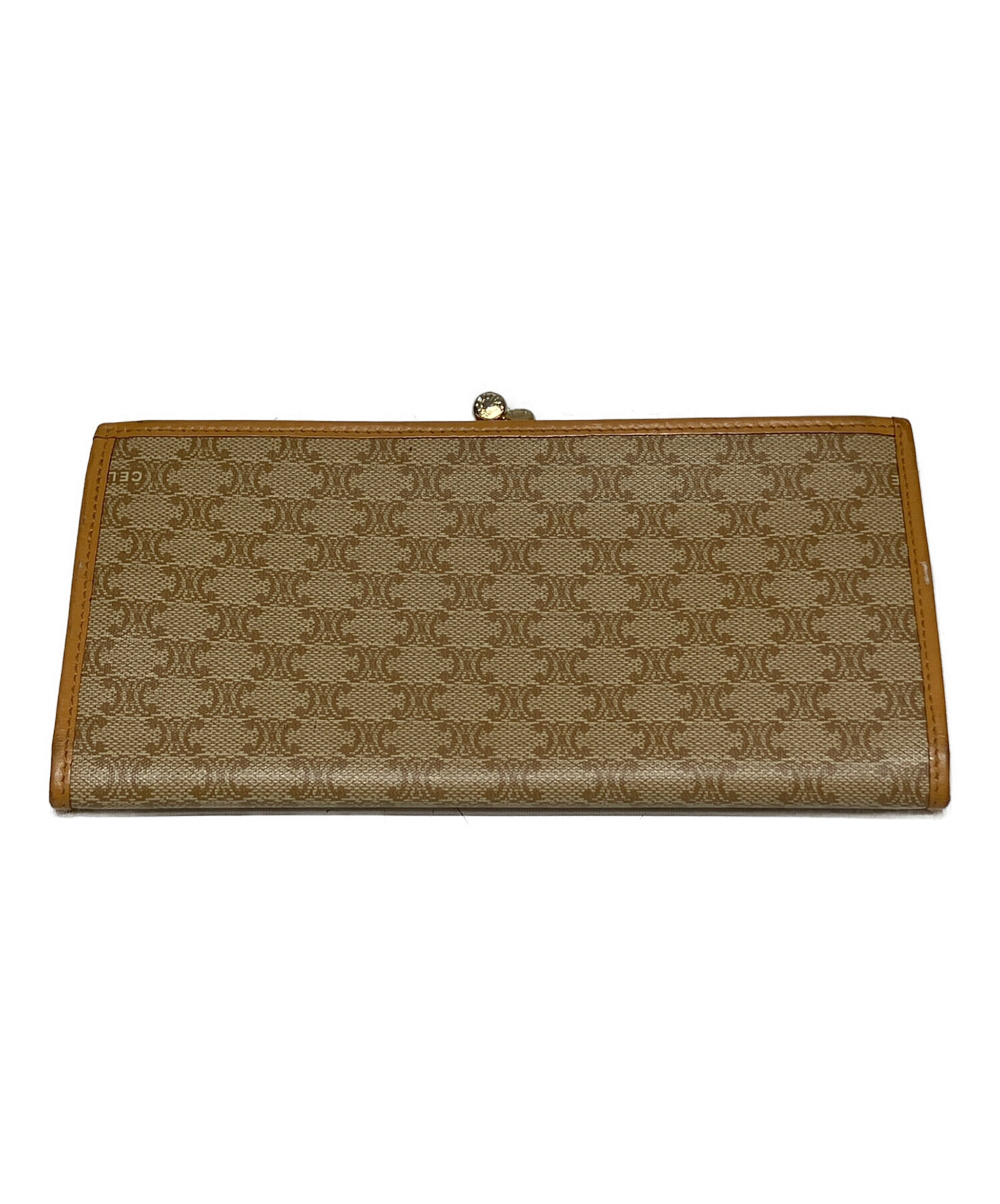 中古・古着通販】CELINE (セリーヌ) 長財布 ブラウン×ベージュ