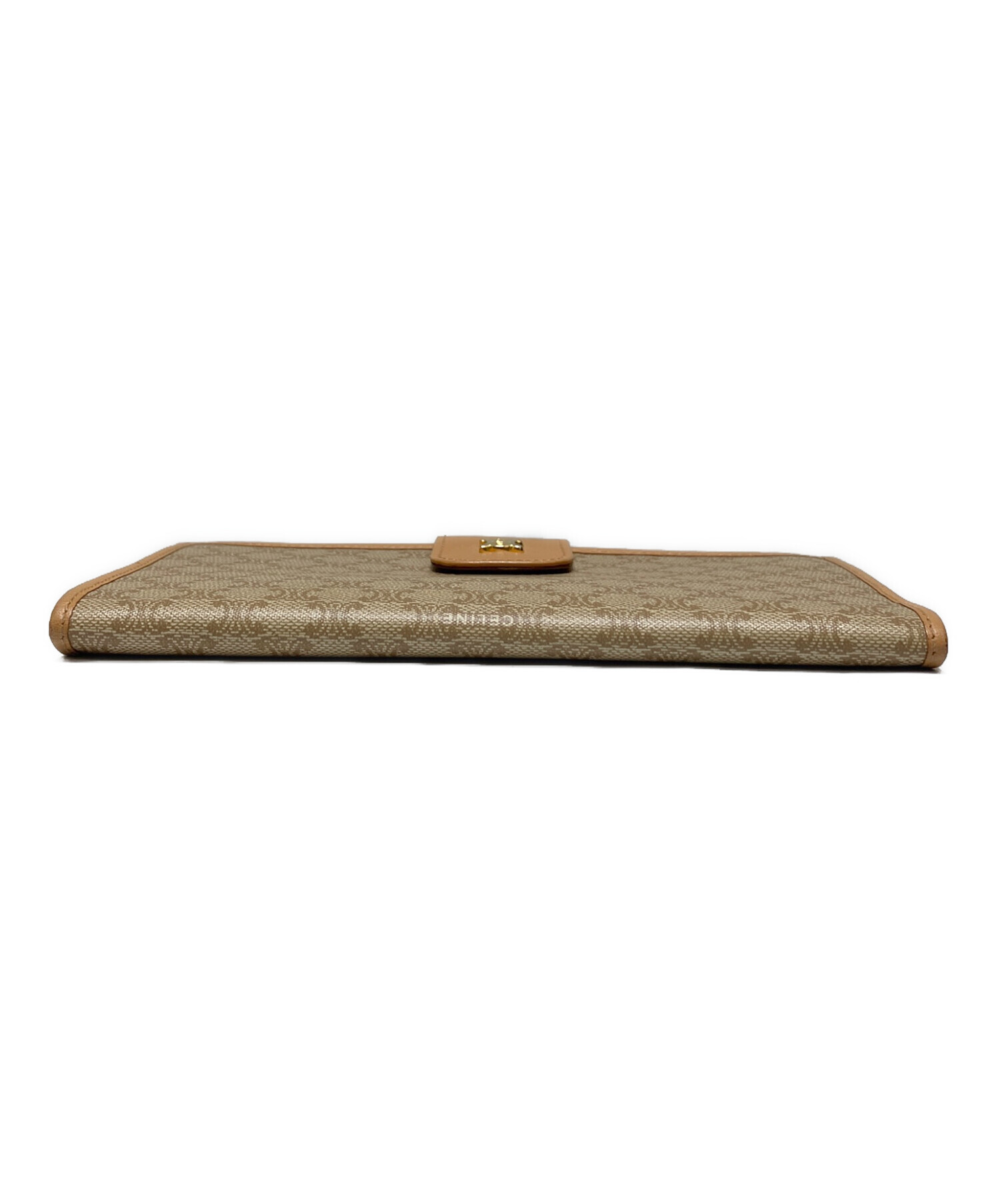 中古・古着通販】CELINE (セリーヌ) 長財布 ブラウン×ベージュ 