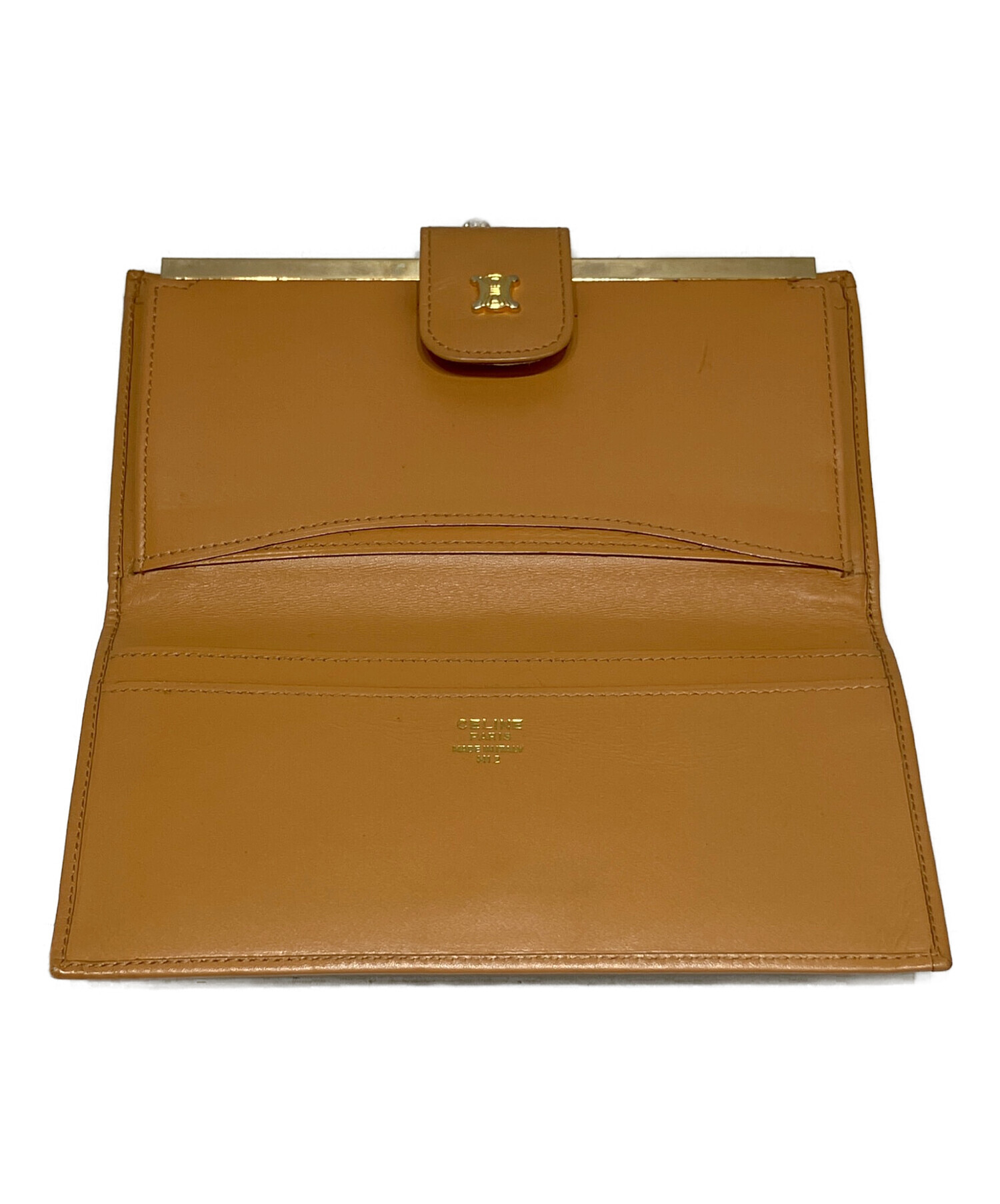 中古・古着通販】CELINE (セリーヌ) 長財布 ブラウン×ベージュ 