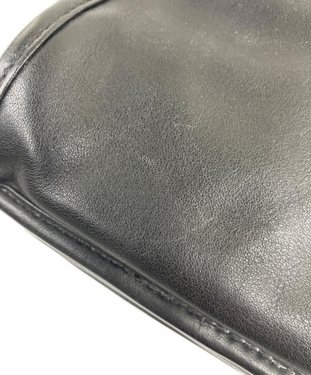 中古・古着通販】TUMI (トゥミ) レザーショルダーバッグ ブラック
