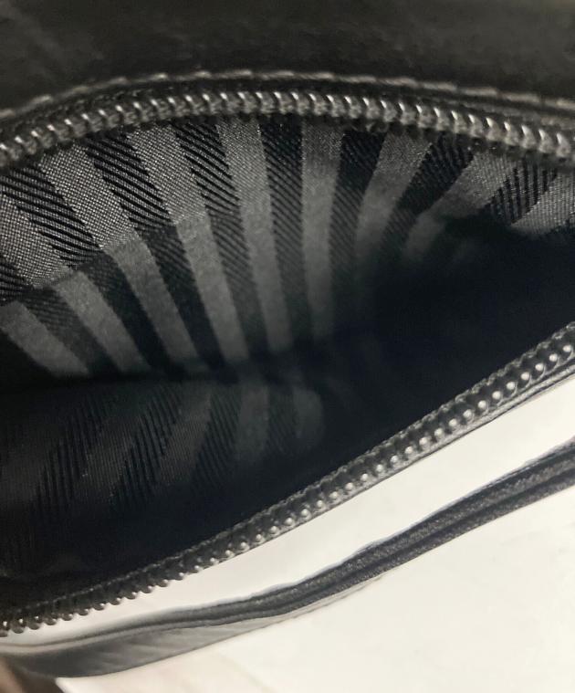 中古・古着通販】TUMI (トゥミ) レザーショルダーバッグ ブラック