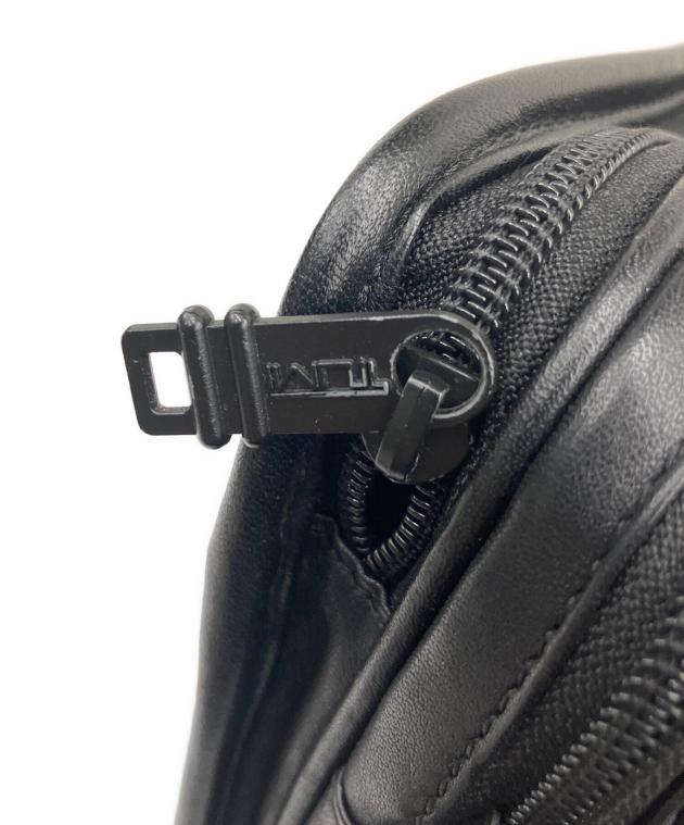 user_f31ba334様★専用ページ 中古・古着通販】TUMI (トゥミ) レザーショルダーバッグ ブラック