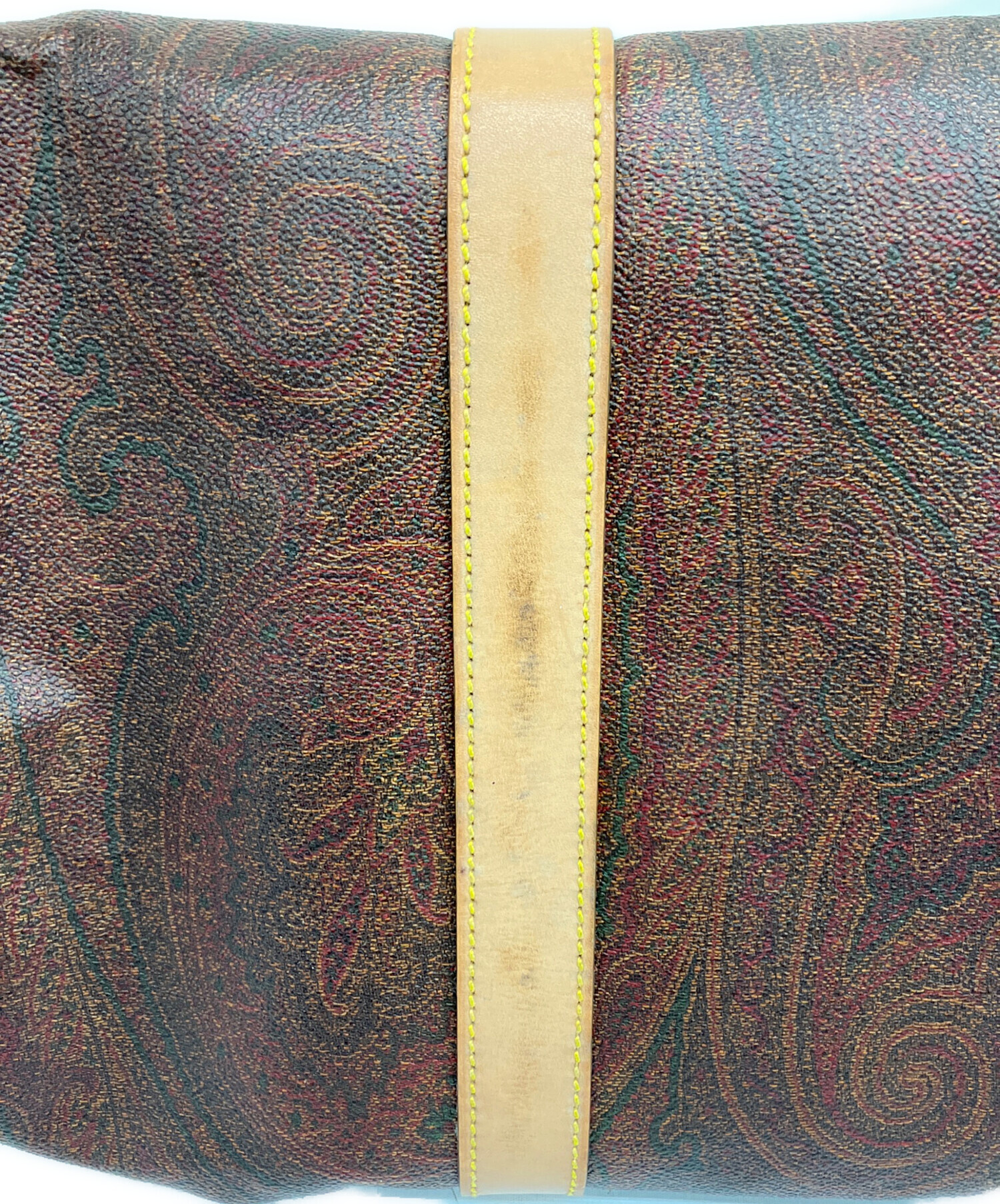 中古・古着通販】ETRO (エトロ) ペイズリー柄ボストンバッグ ブラウン