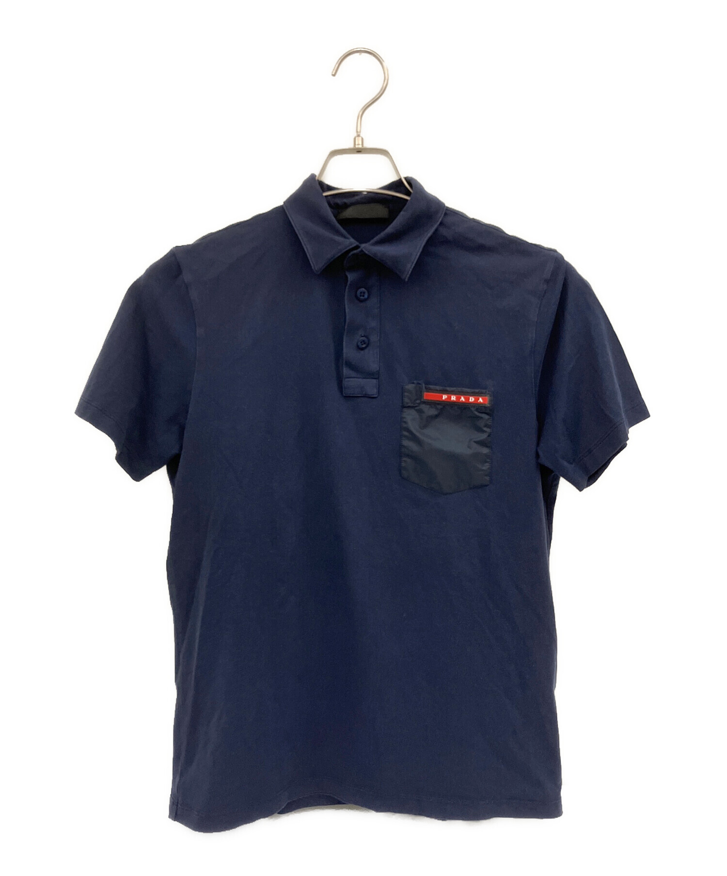 PRADA ポロシャツ 中古・古着通販】PRADA (プラダ) ポロシャツ ネイビー サイズ:XS