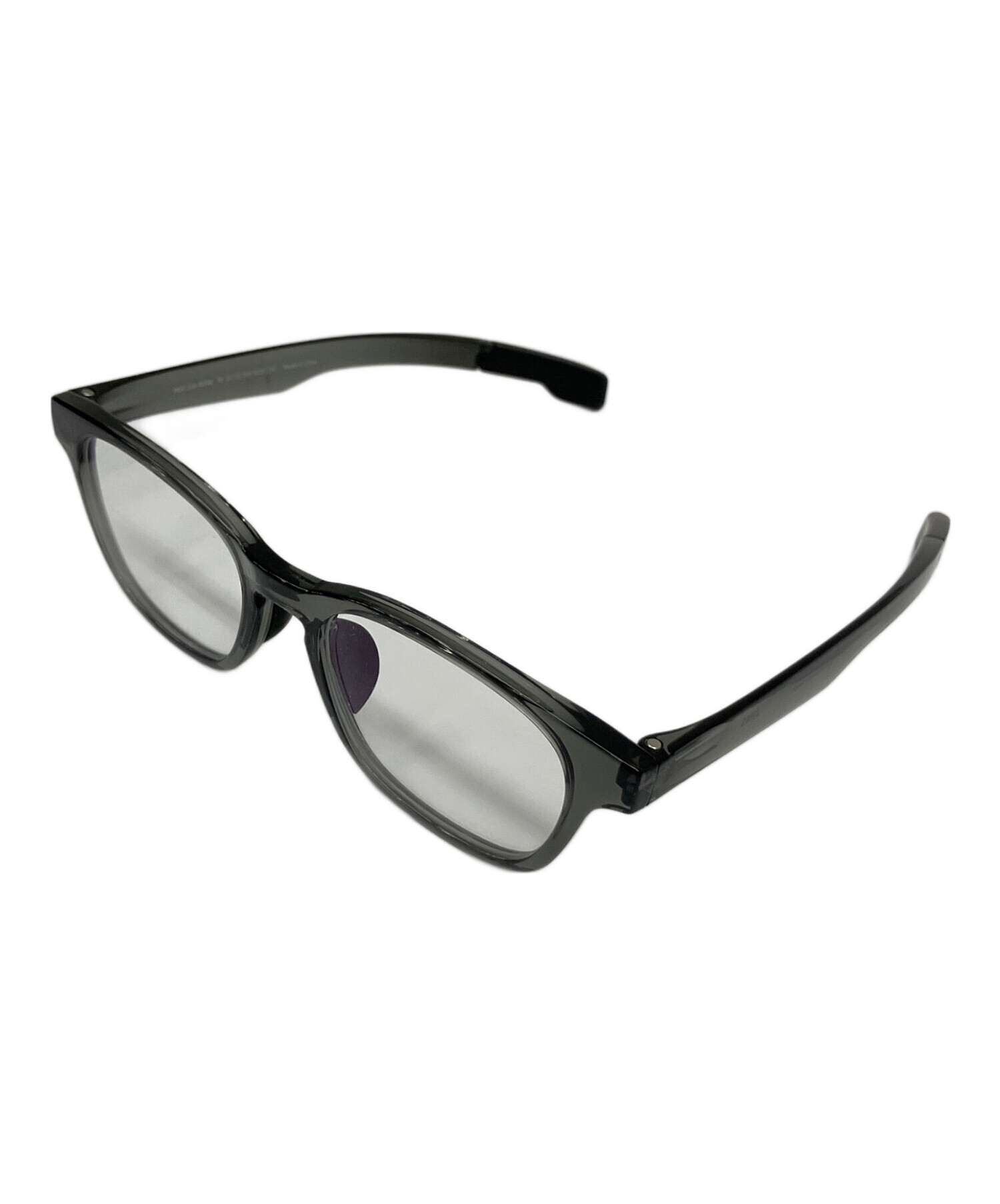 中古・古着通販】JIN'S (ジンズ) 眼鏡 Quick Fit bold グレー
